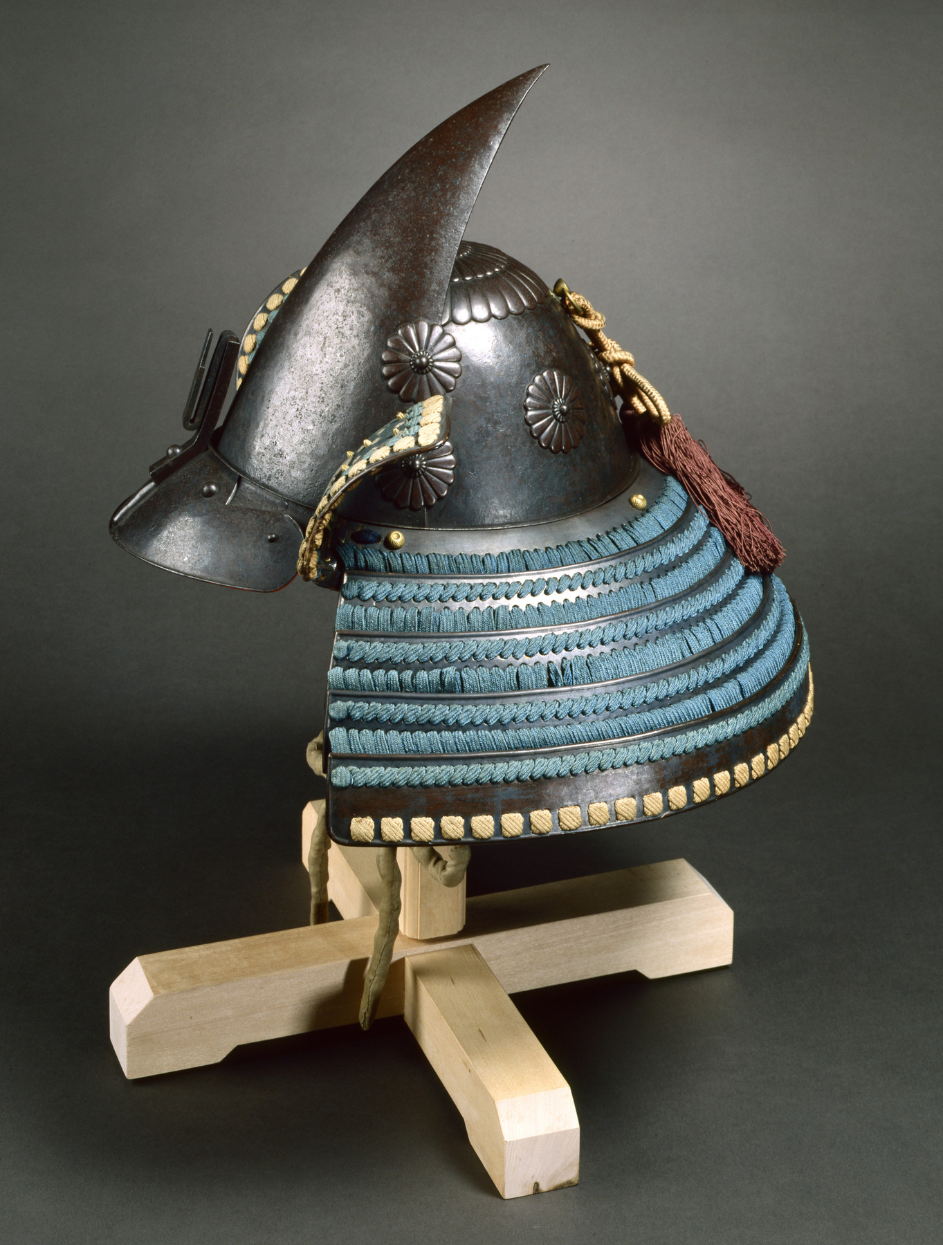 Image for Helmet ("Kabuto") with Chrysanthemums