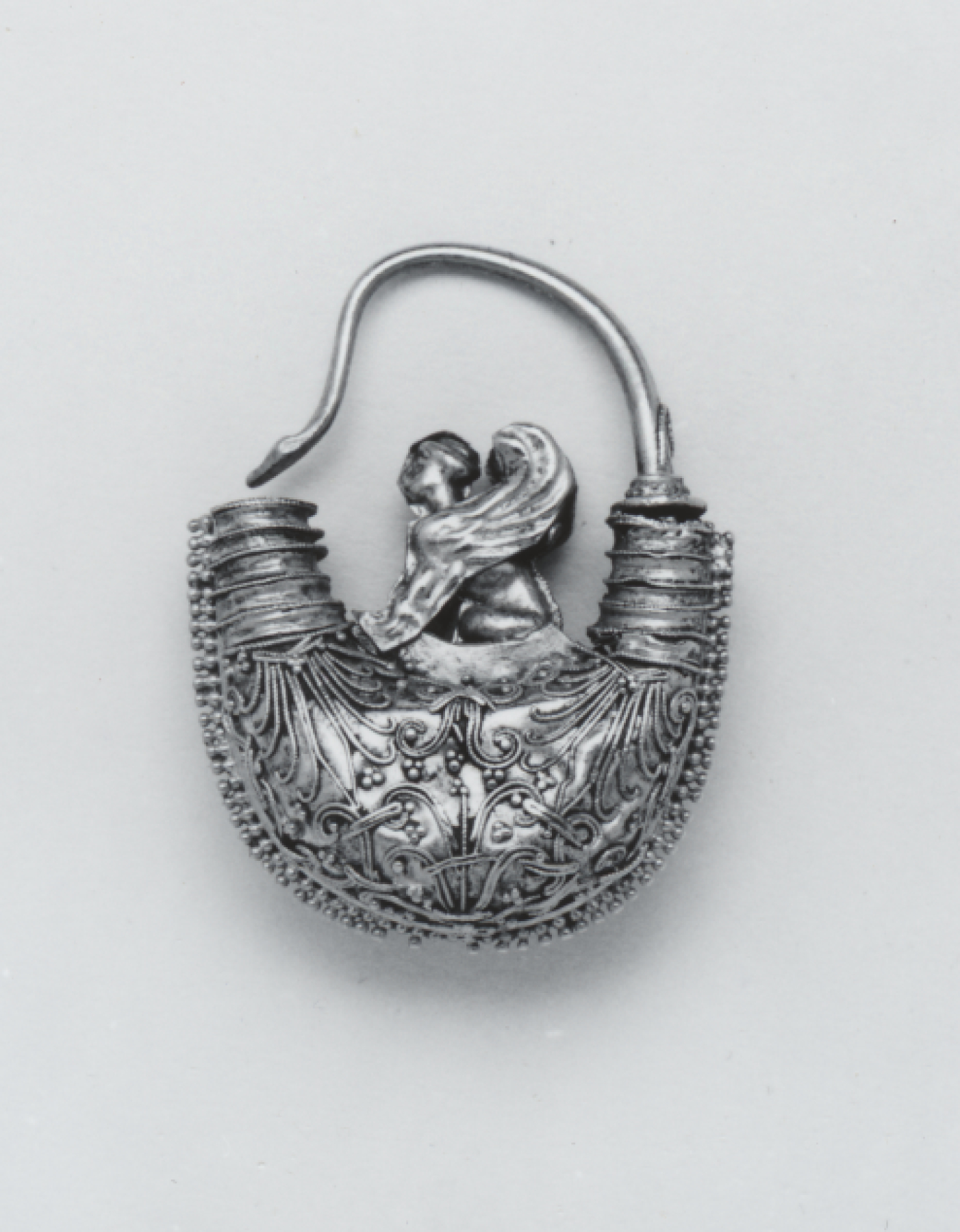 Image for Boat-Shaped Earring with Sphinx