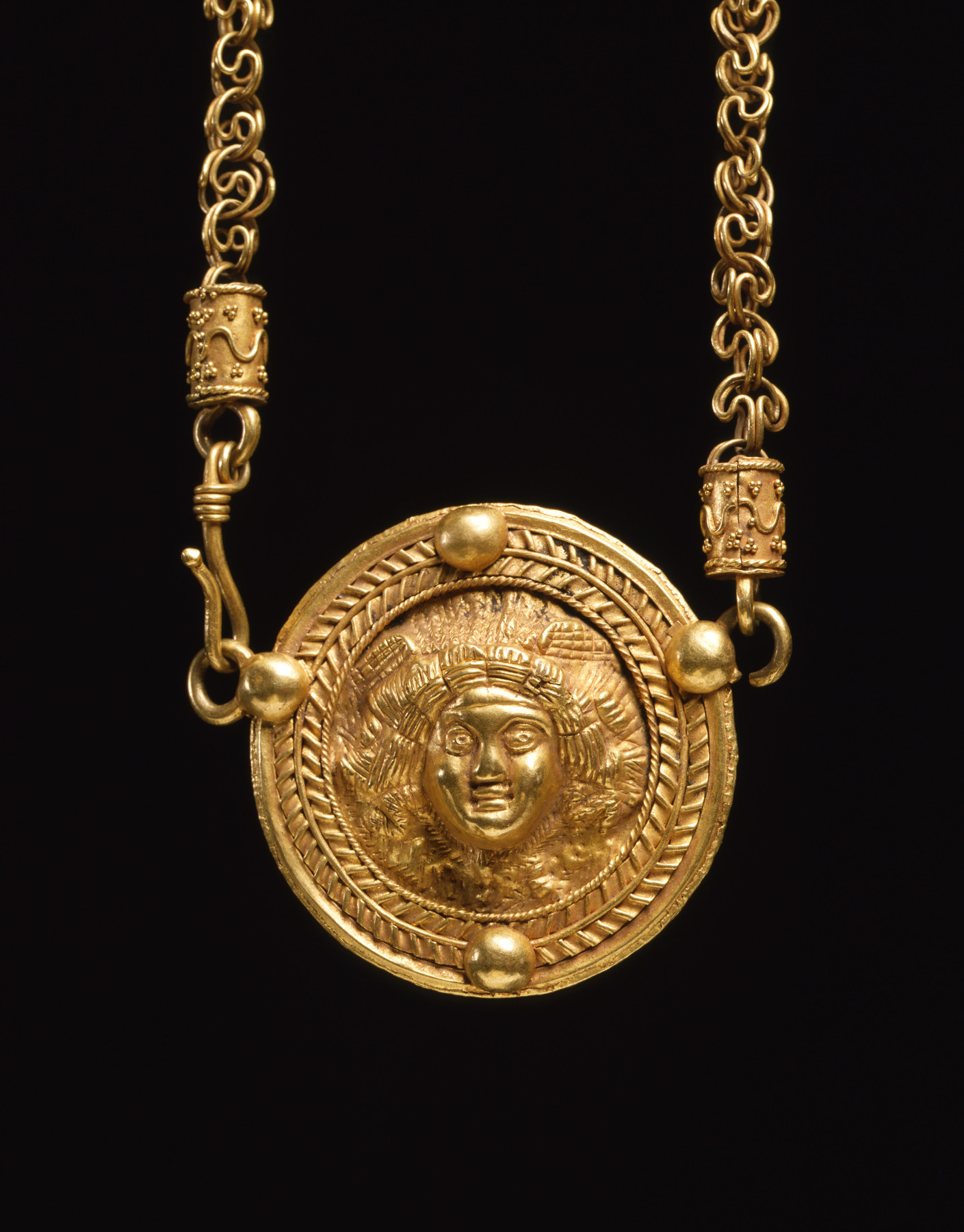 Image for Necklace with Medusa Medallion