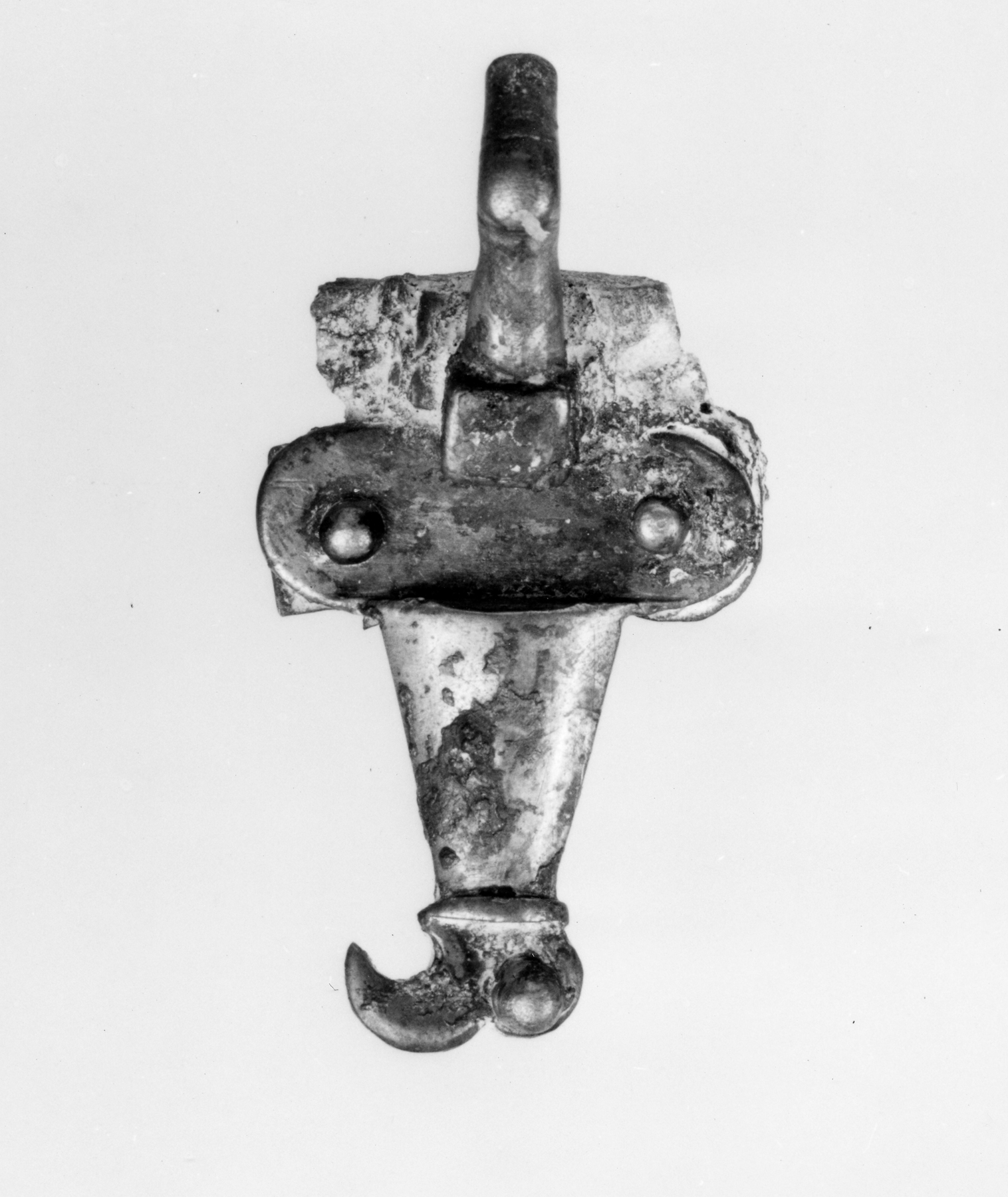 Image for Buckle Plate with a Bird's Head Finial