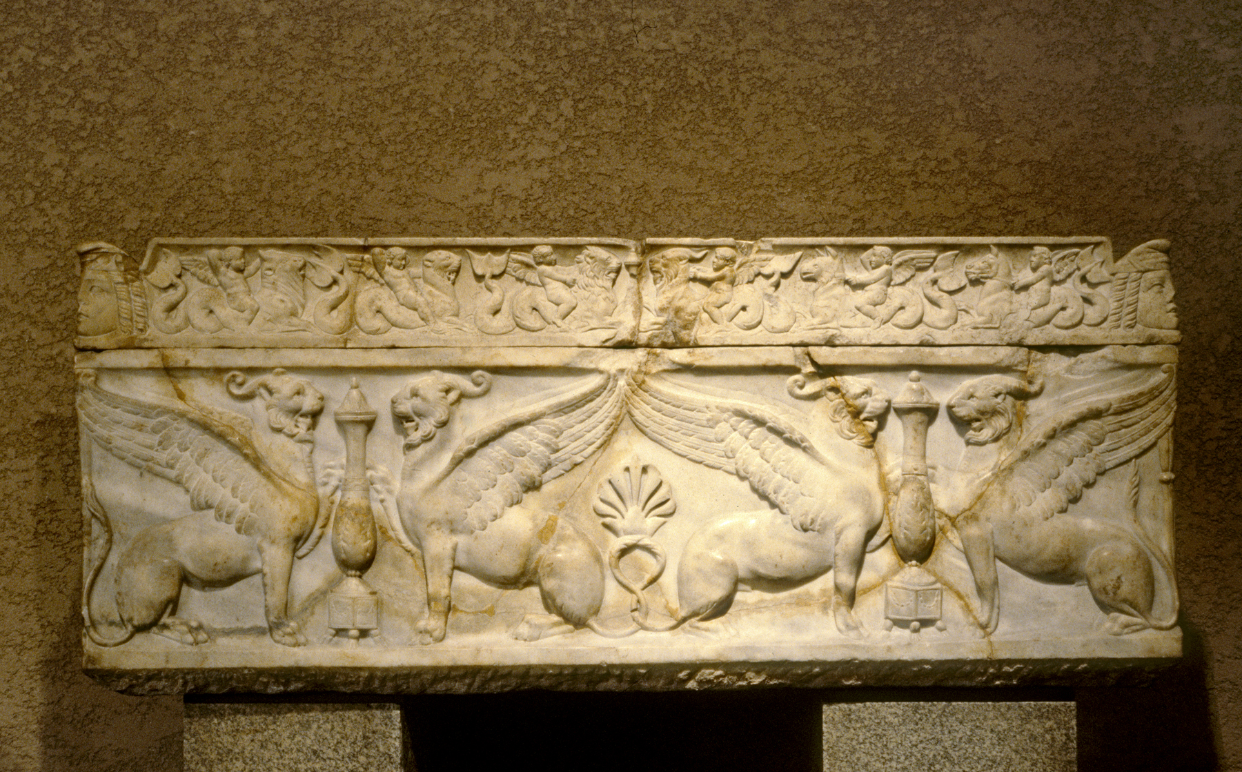 Image for Sarcophagus with Griffins