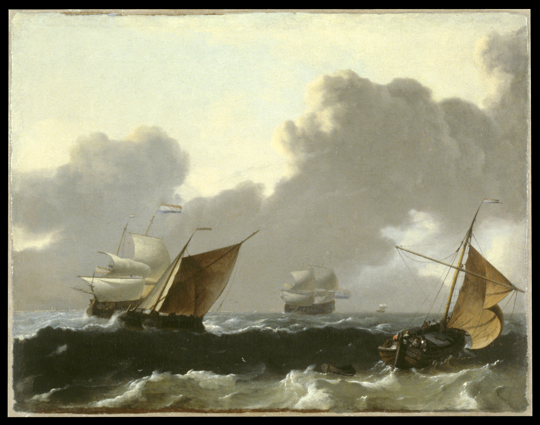 Image for Dutch Ships in High Seas off the Dutch Coast