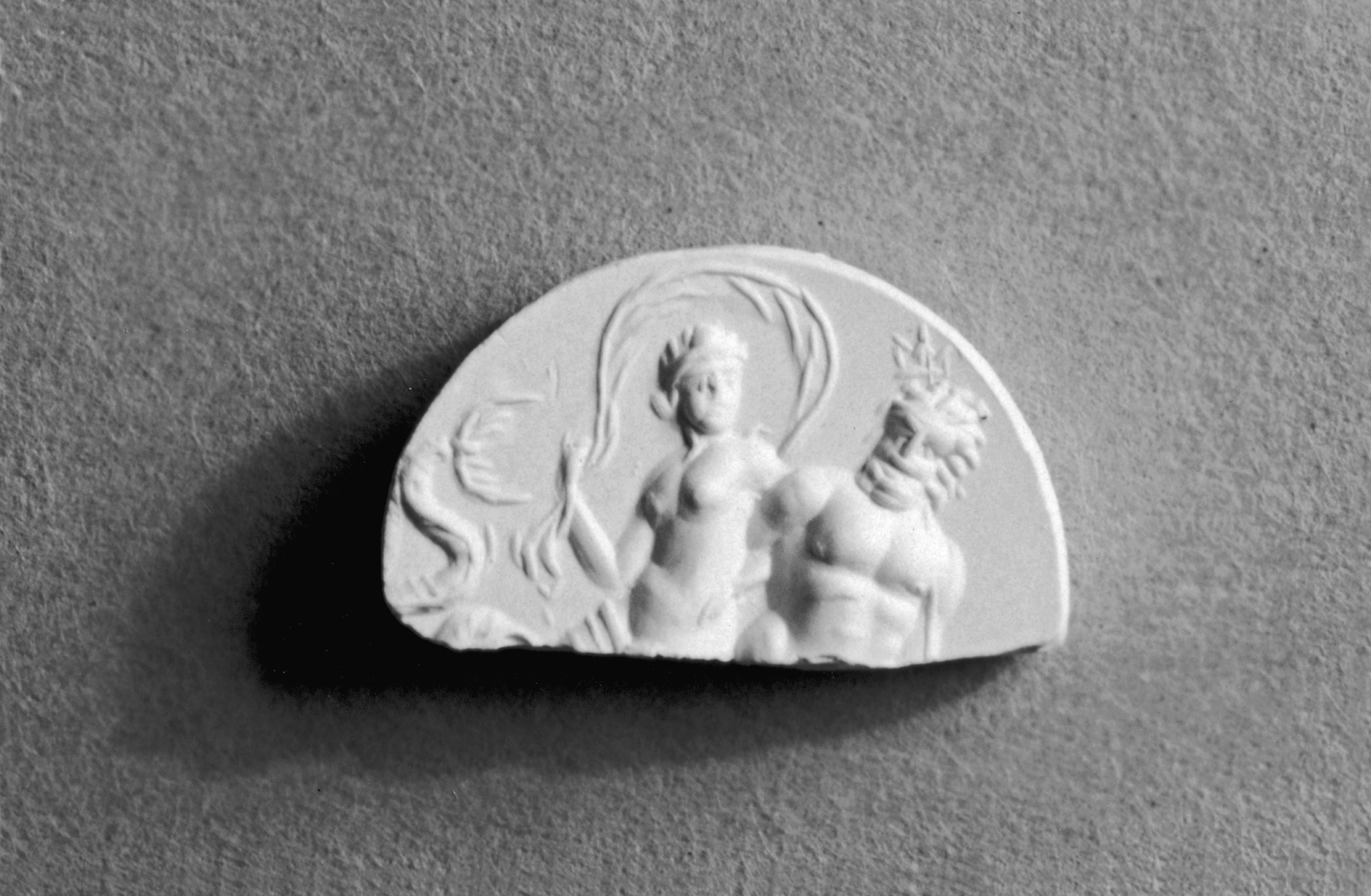 Image for Intaglio Fragment with Amphitrite and Poseidon on a Sea Monster