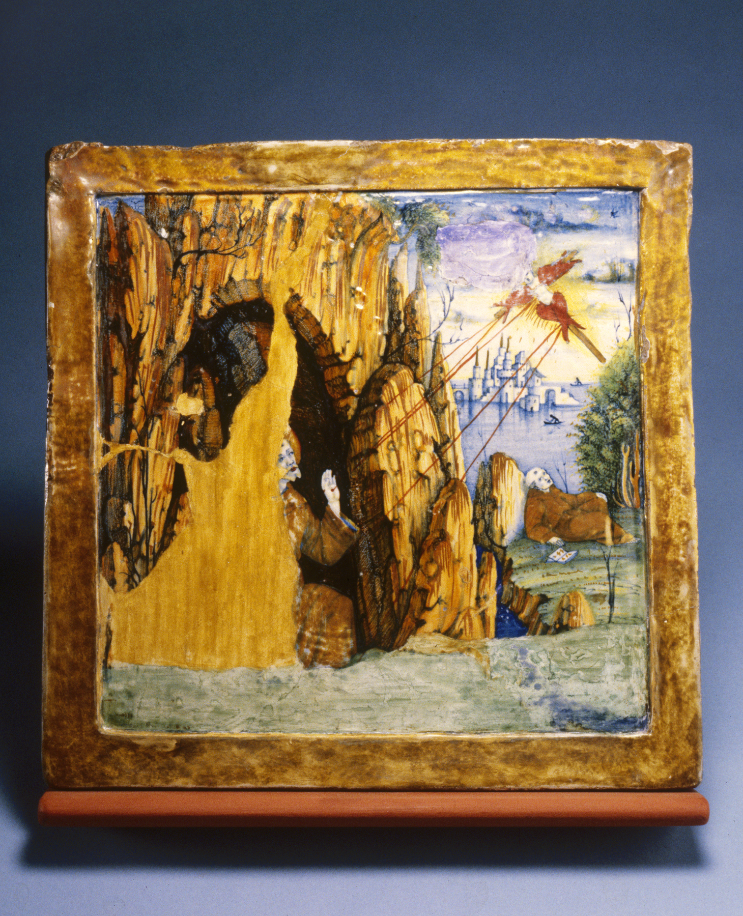 Image for Plaque with Saint Francis Receiving the Stigmata