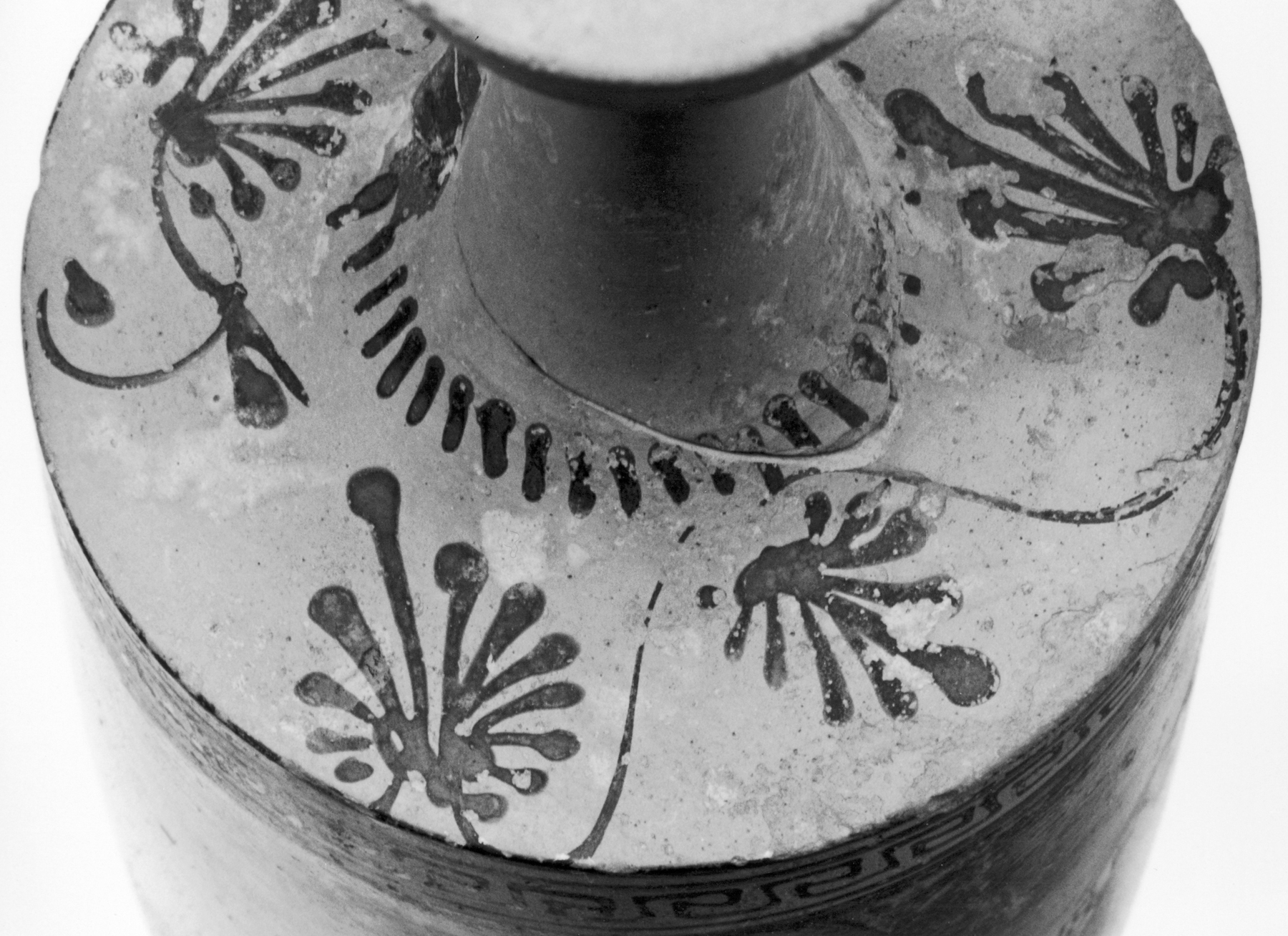 Image for Shoulder Lekythos with Woman and Floral Spray