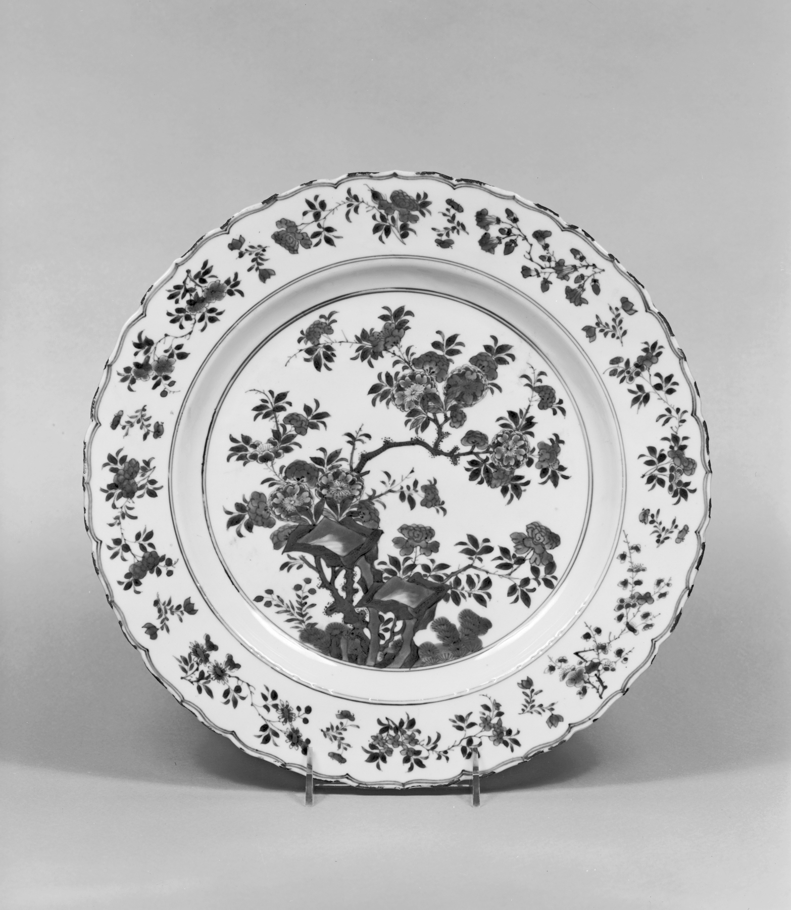 Image for Plate with Foliated Rim