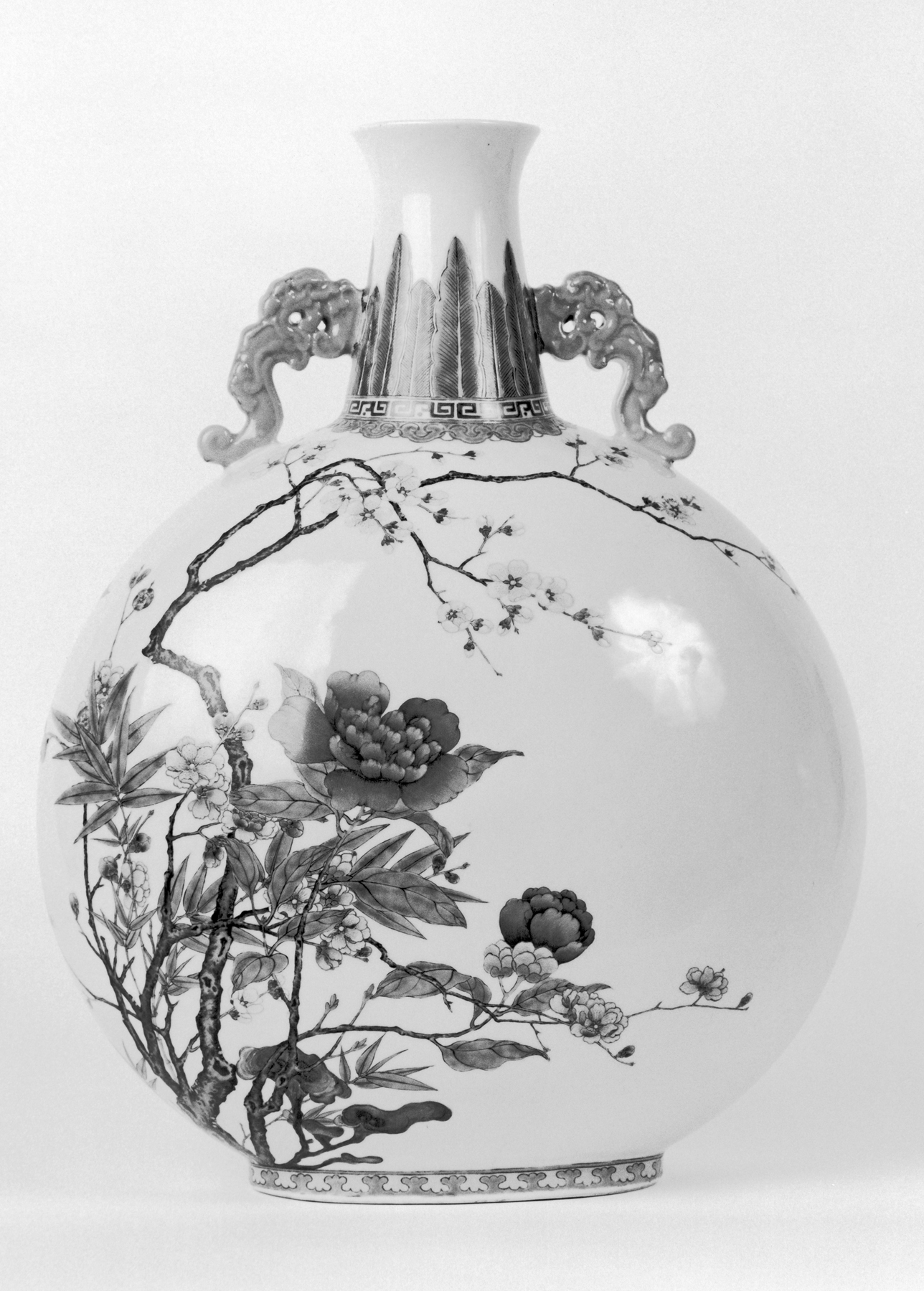 Image for Flask with Floral Motif