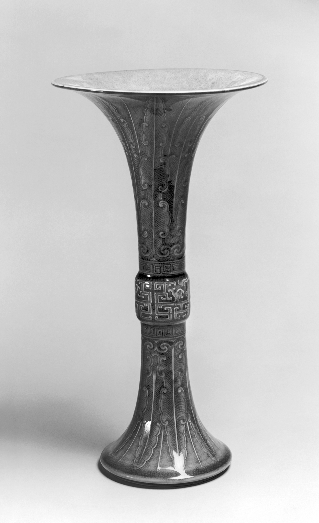 Image for Vase in the Form of a Bronze Gu