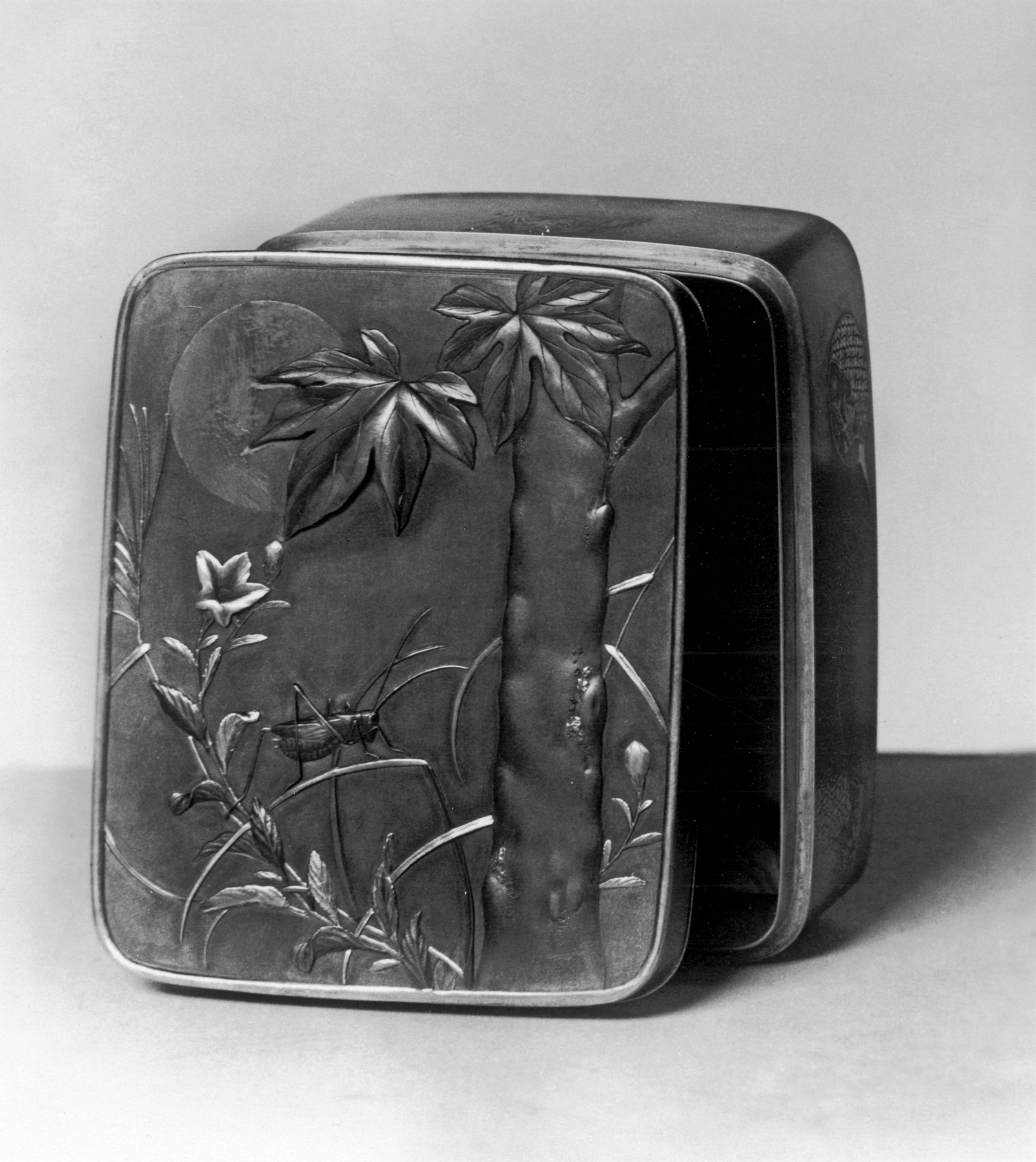 Image for Box with Autumn Flora under a Full Moon