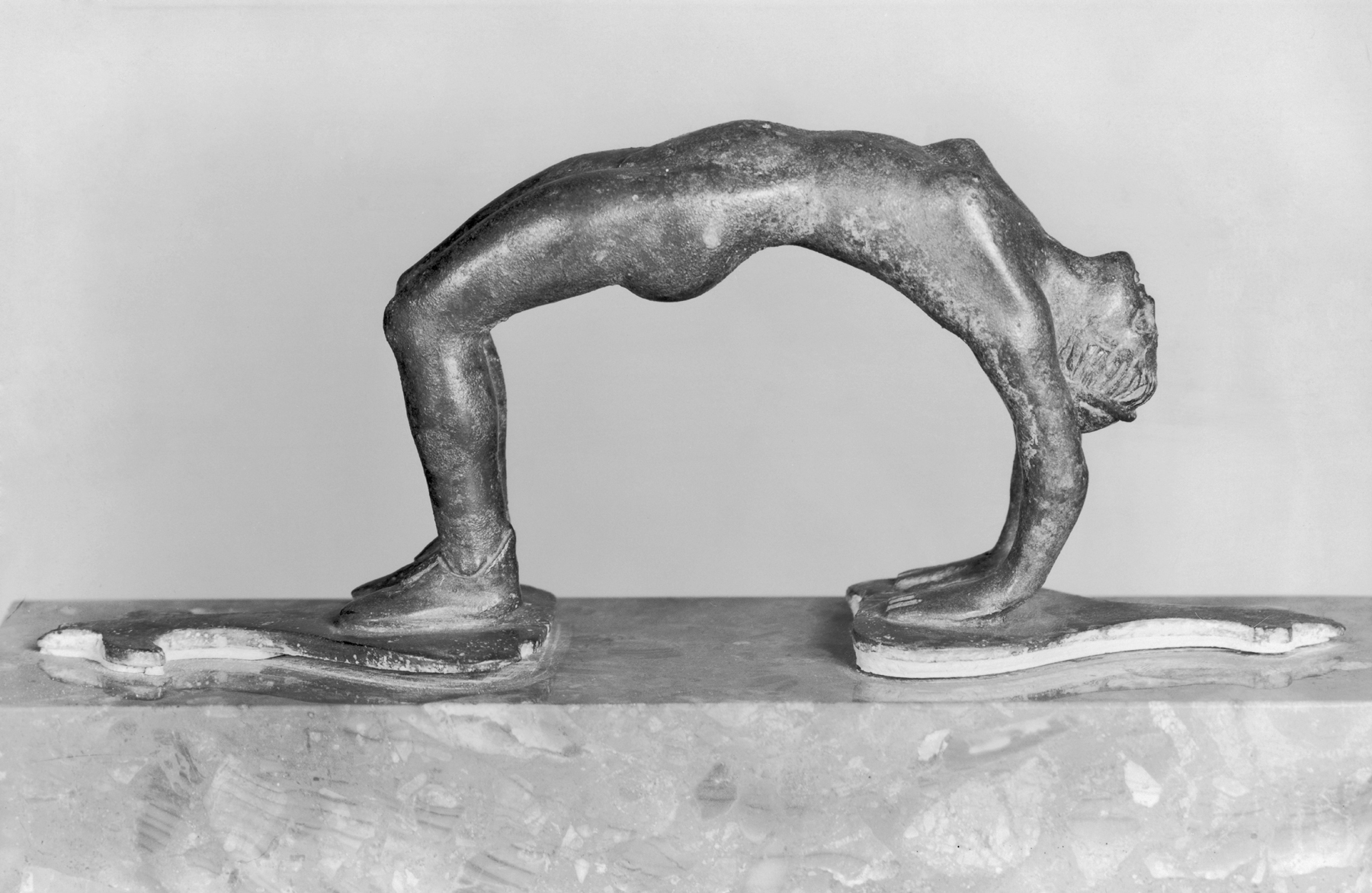 Image for Cista Handle in the Form of a Woman Somersaulting