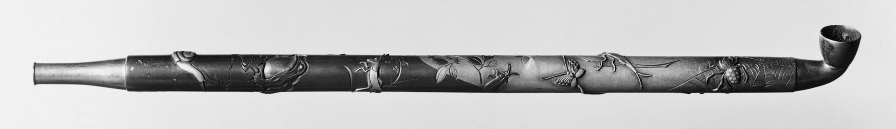 Image for Pipe Depicting Life on the Bank of a Pond