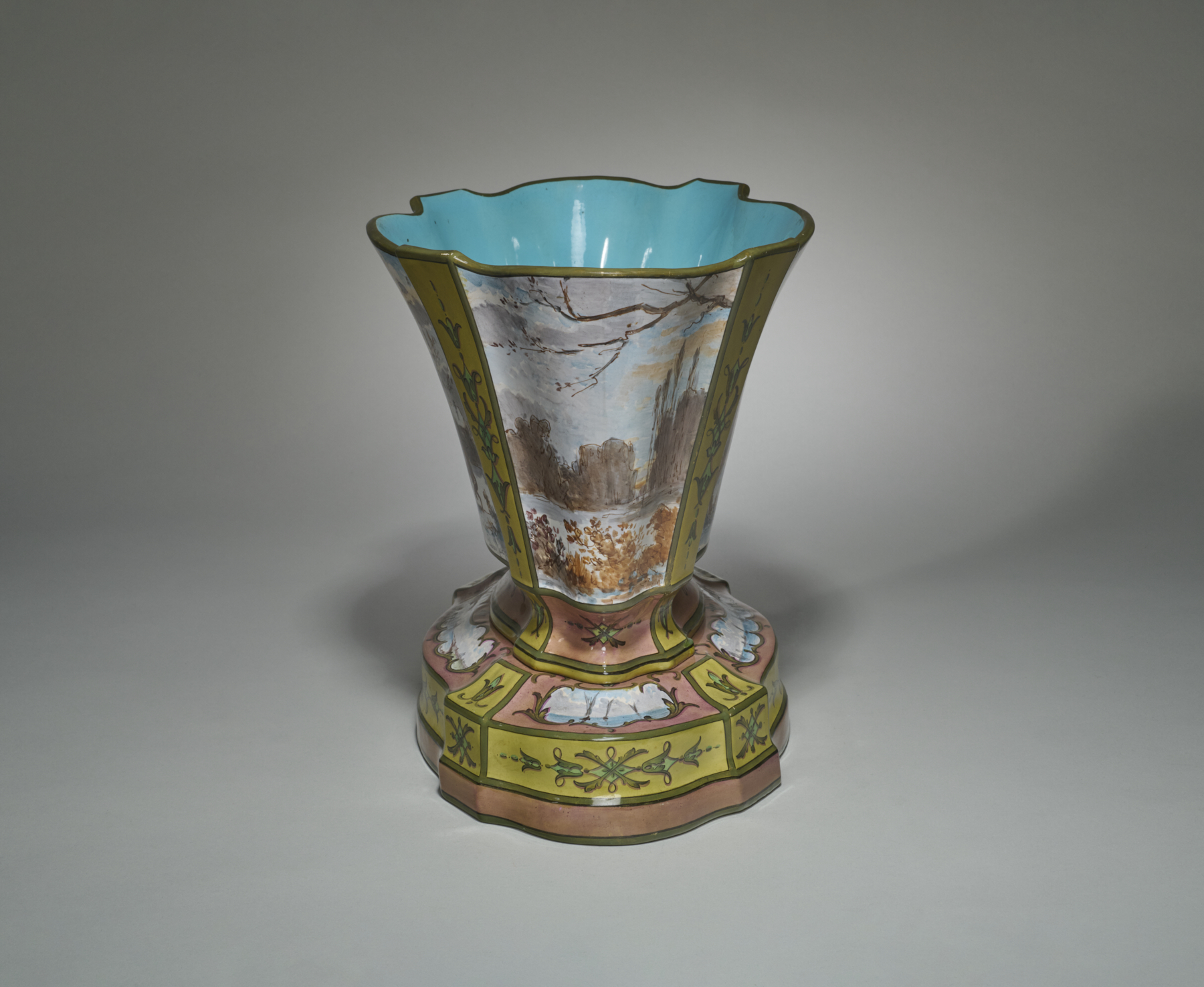 Image for Vase with Scenes of Wolves and Deer