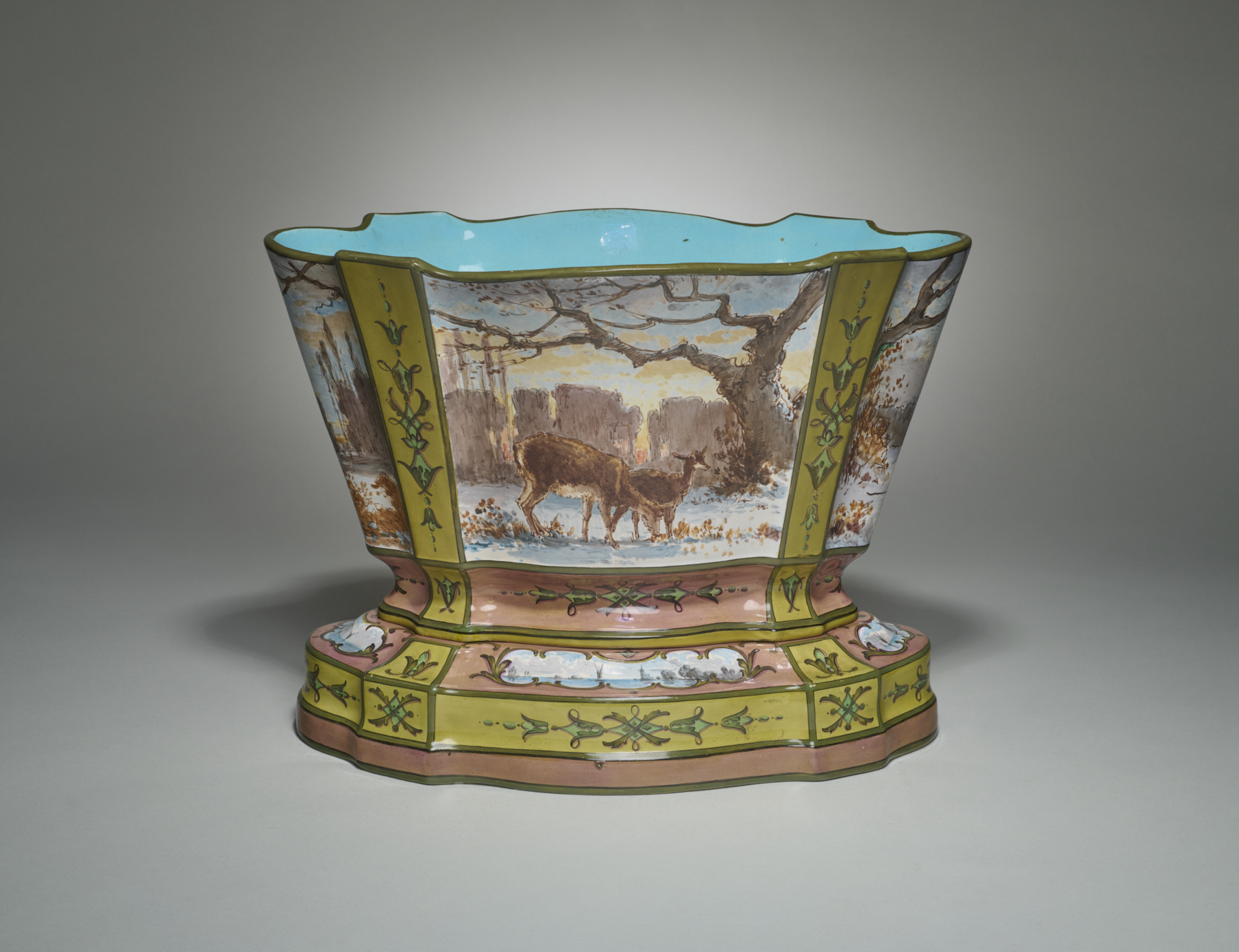 Image for Vase with Scenes of Wolves and Deer