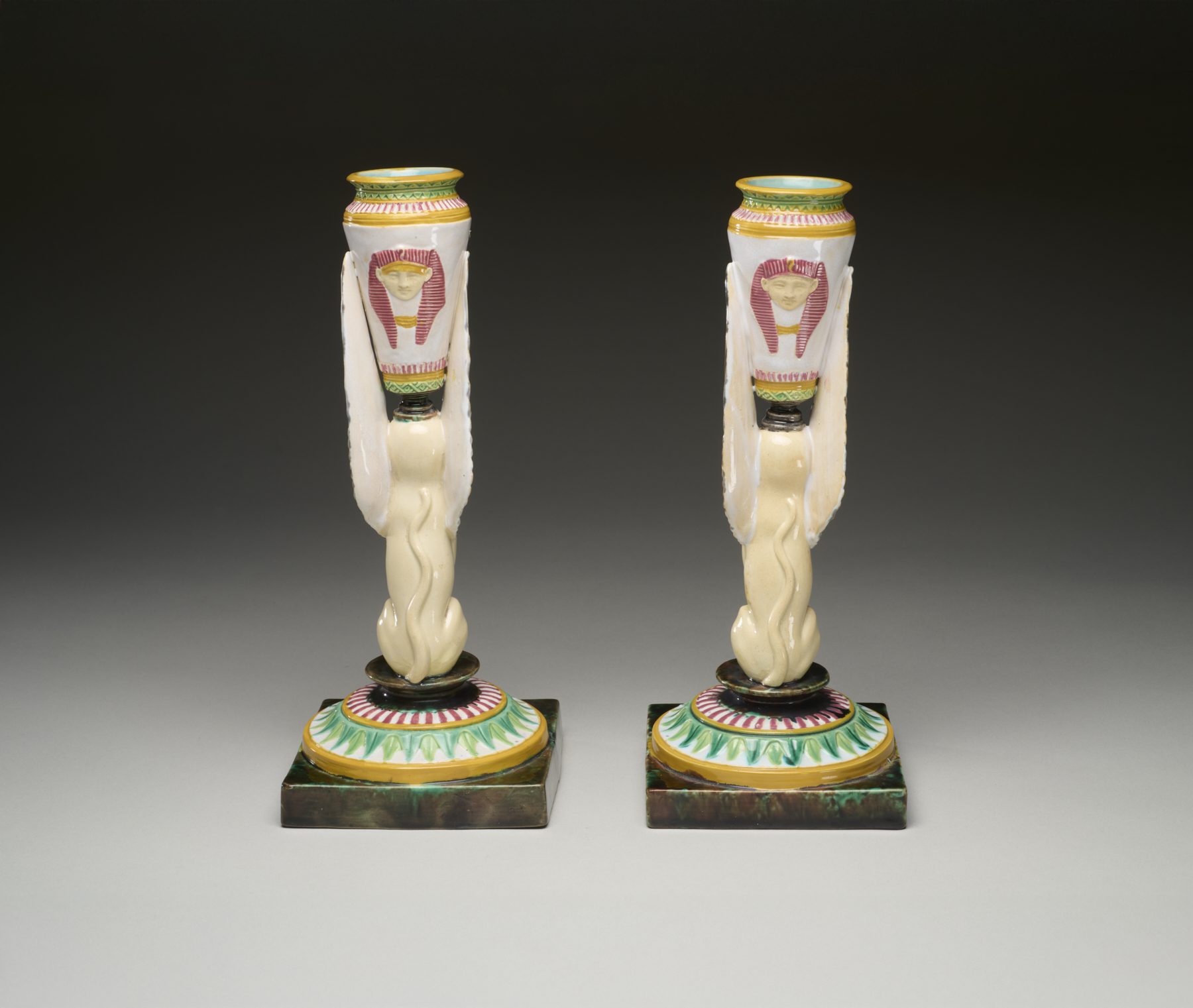 Image for Sphinx Candlesticks, shape no. 2706