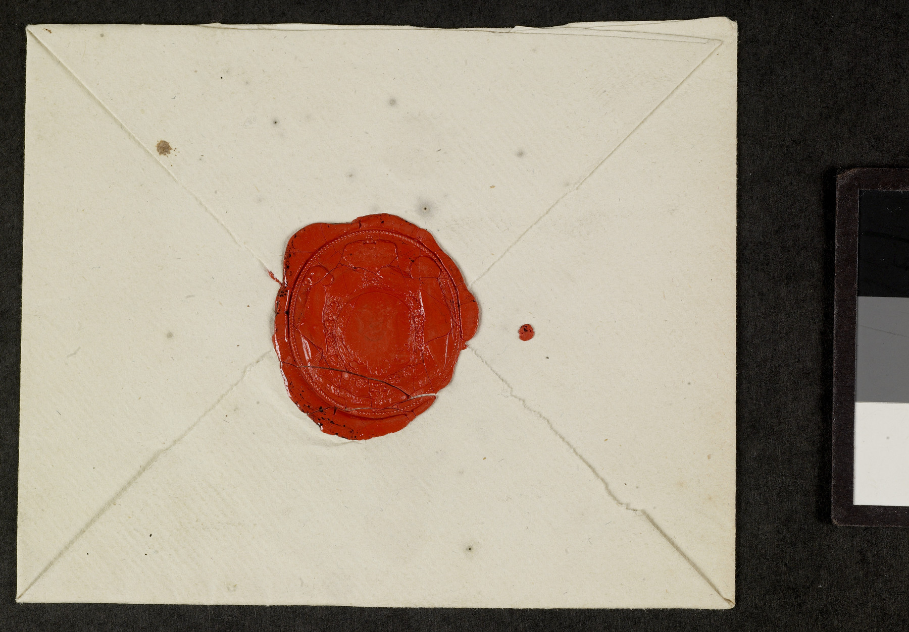 Image for Letter & Envelope, from Catherine the Great to her Cousin, Prince Xavier of Saxony