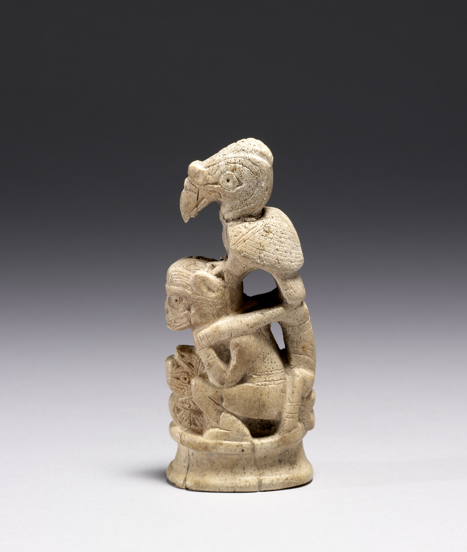 Image for Bone Carving of a Shaman-Vulture