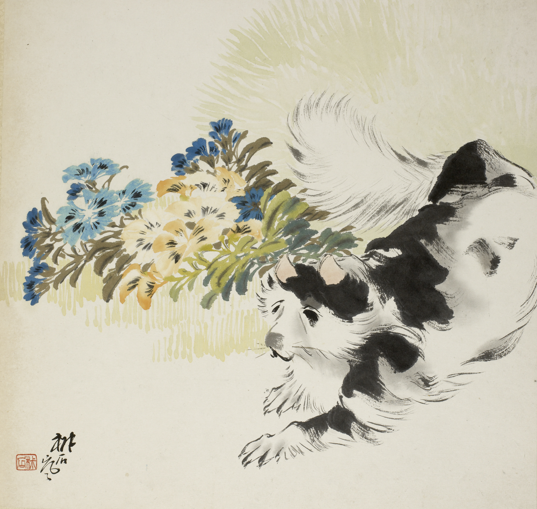 Image for Cat and Flowers