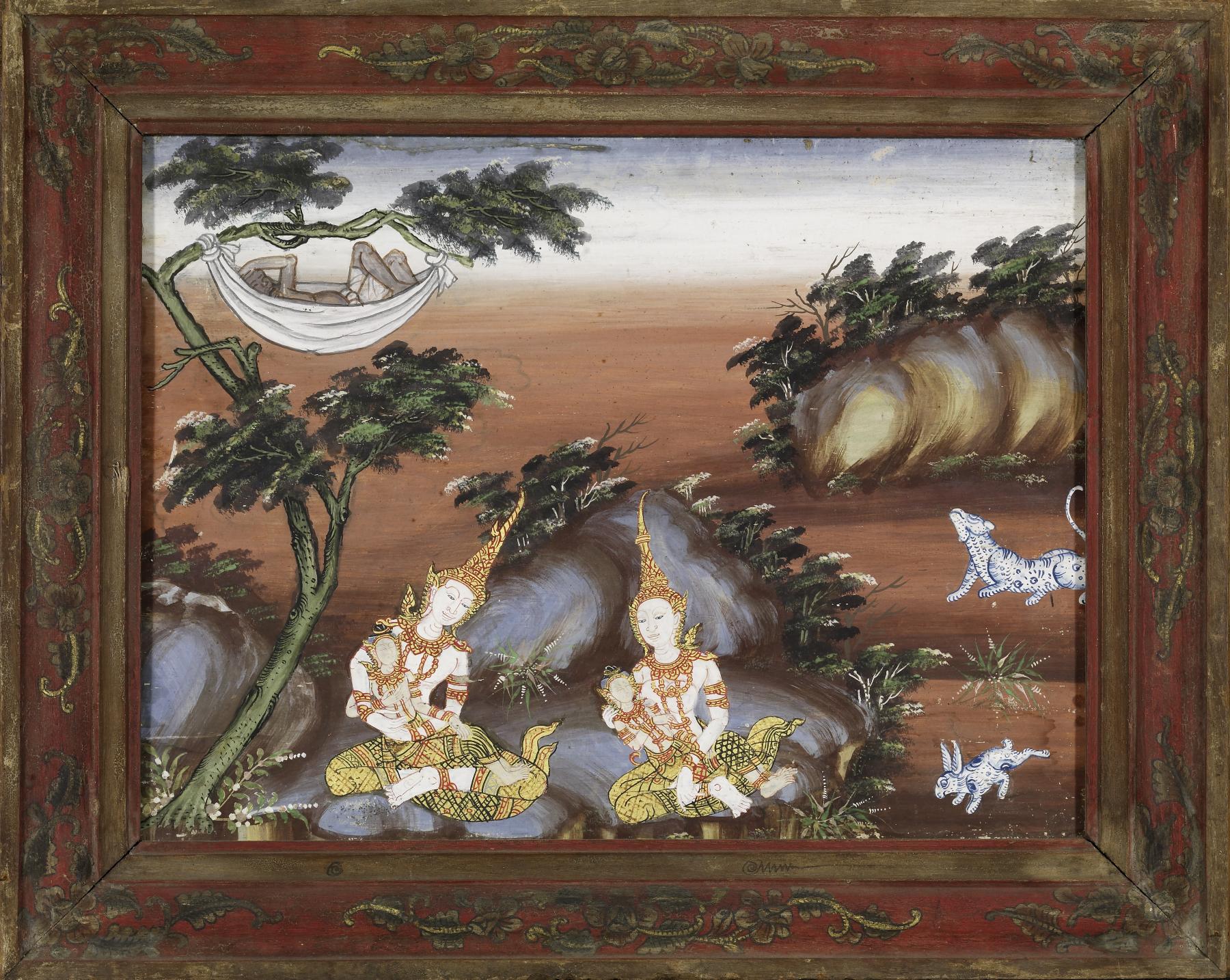 Image for Vessantara Jataka, Chapter 11: While Jujaka Sleeps the Children are Cared For