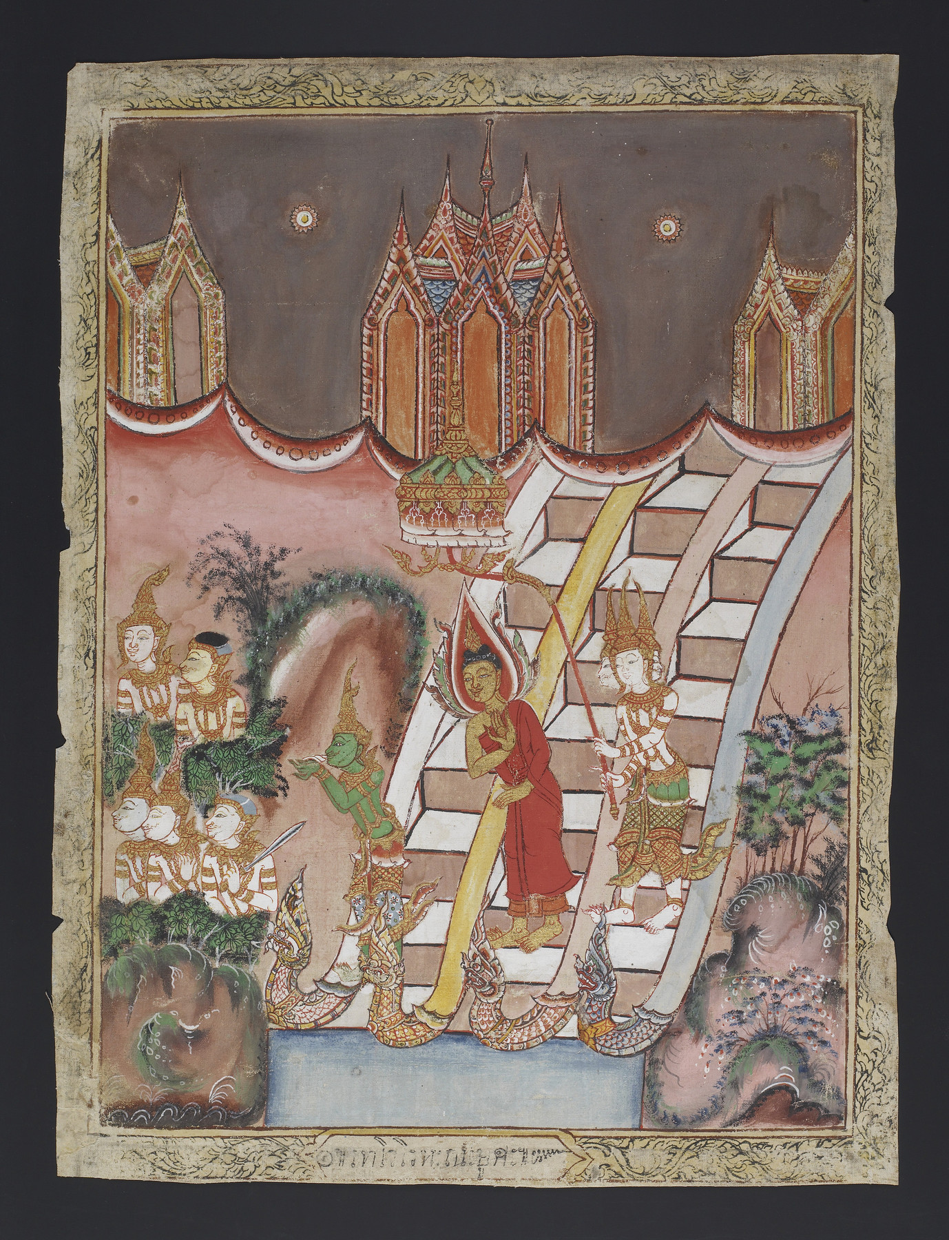 Image for The Buddha's Descent from Tavatimsa Heaven