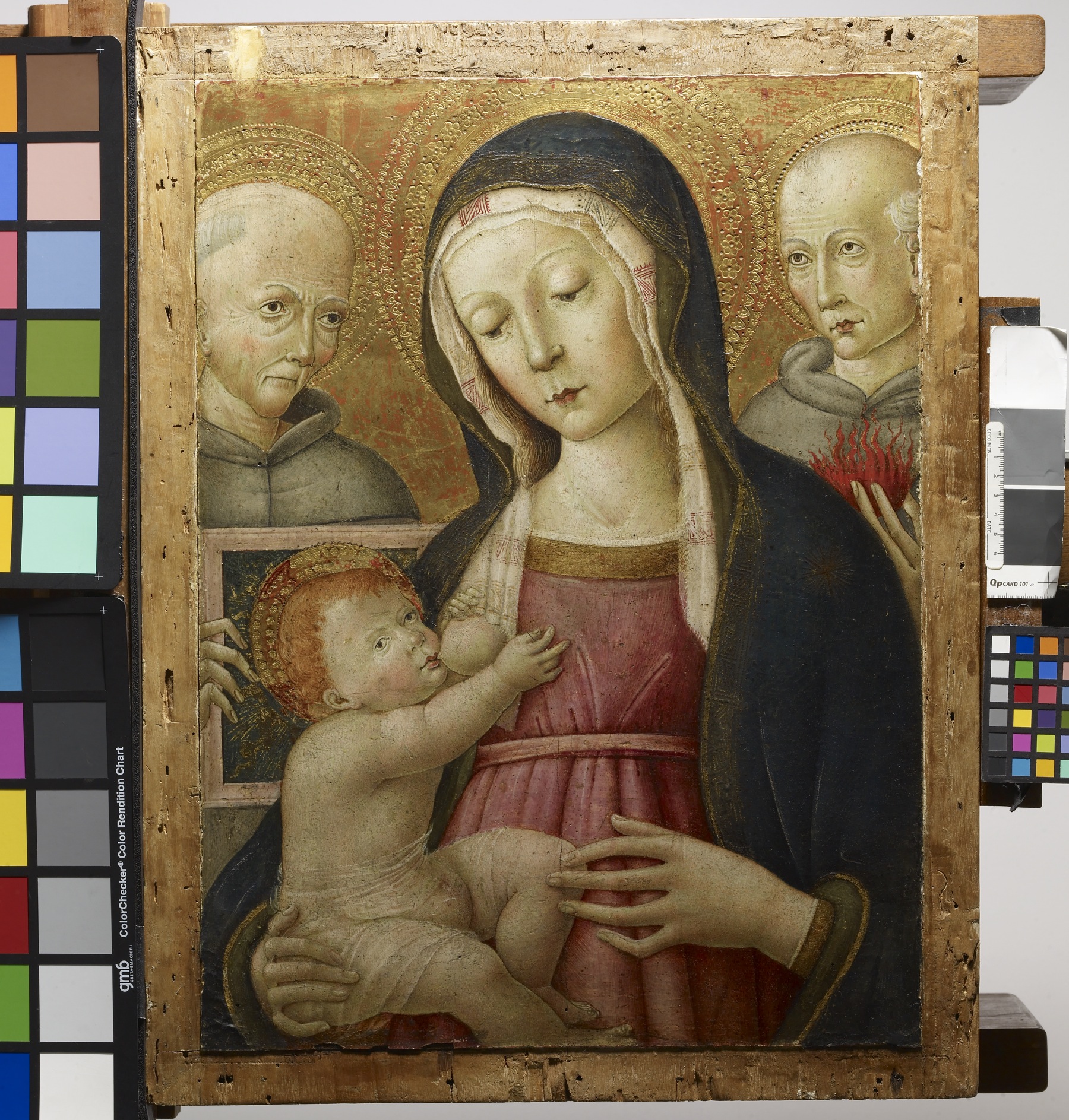 Image for Madonna and Child with Saints Bernardino and Anthony of Padua