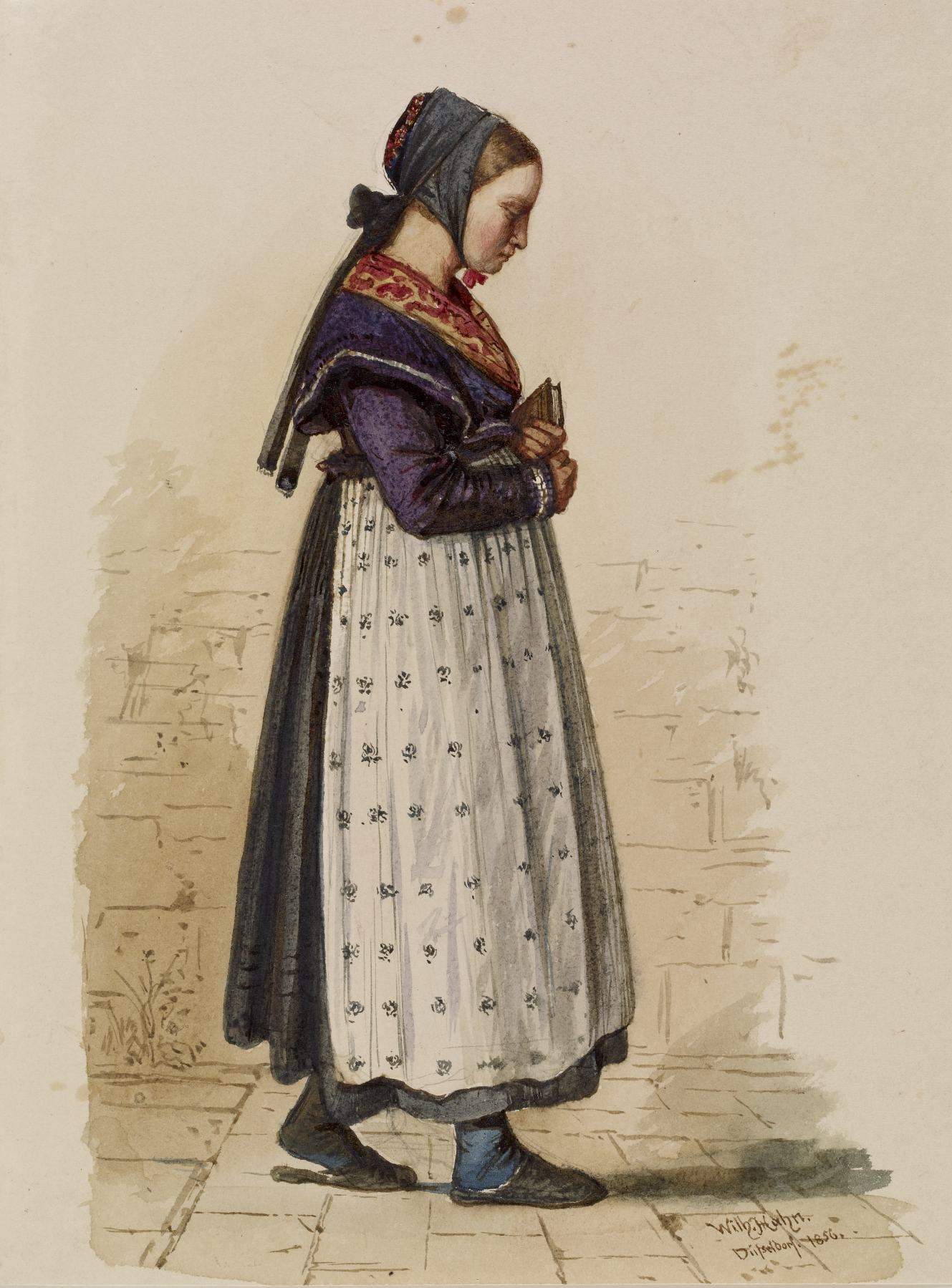 Image for German Peasant Girl with Prayer Book