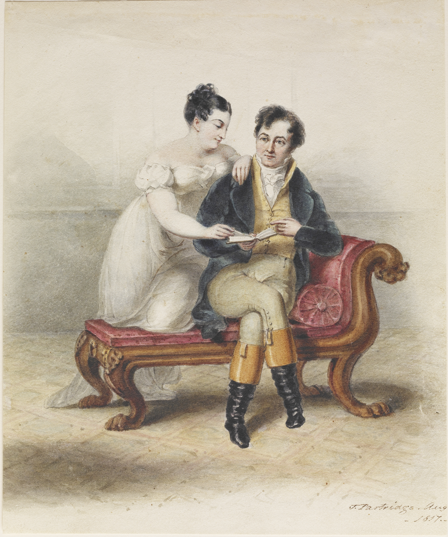 Image for A Couple Seated on a Sofa