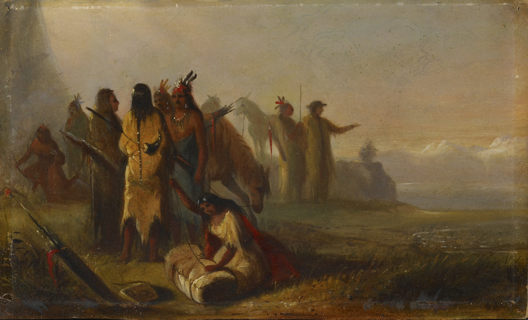 Image for Scene of Trappers and Indians