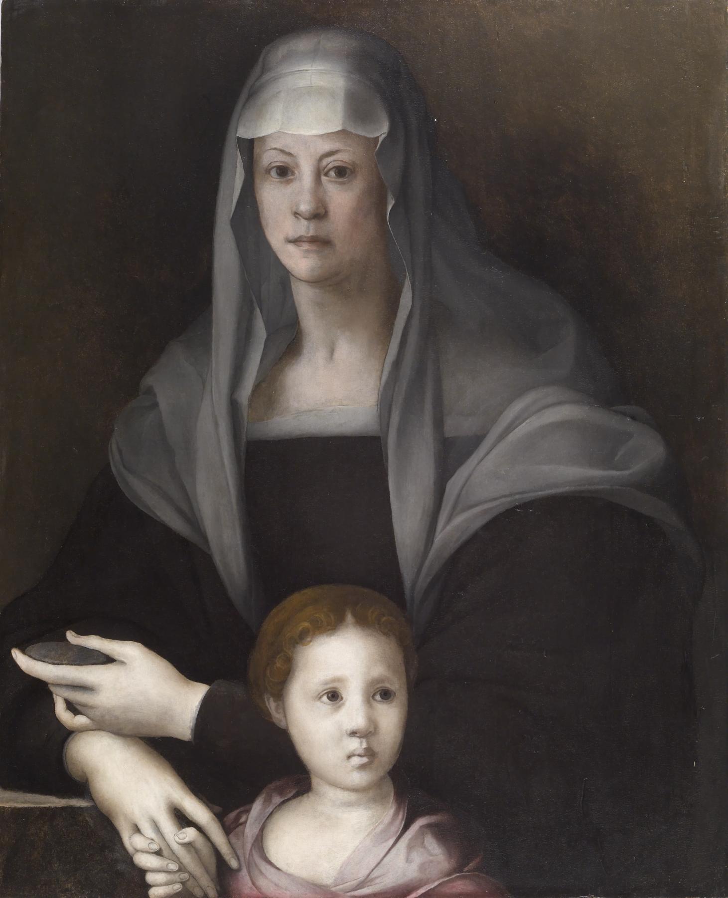 Image for Portrait of Maria Salviati de' Medici and Giulia de' Medici