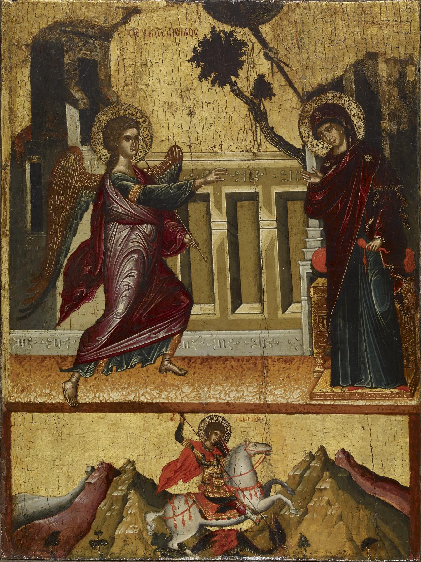 Image for Annunciation, Saint George Killing the Dragon