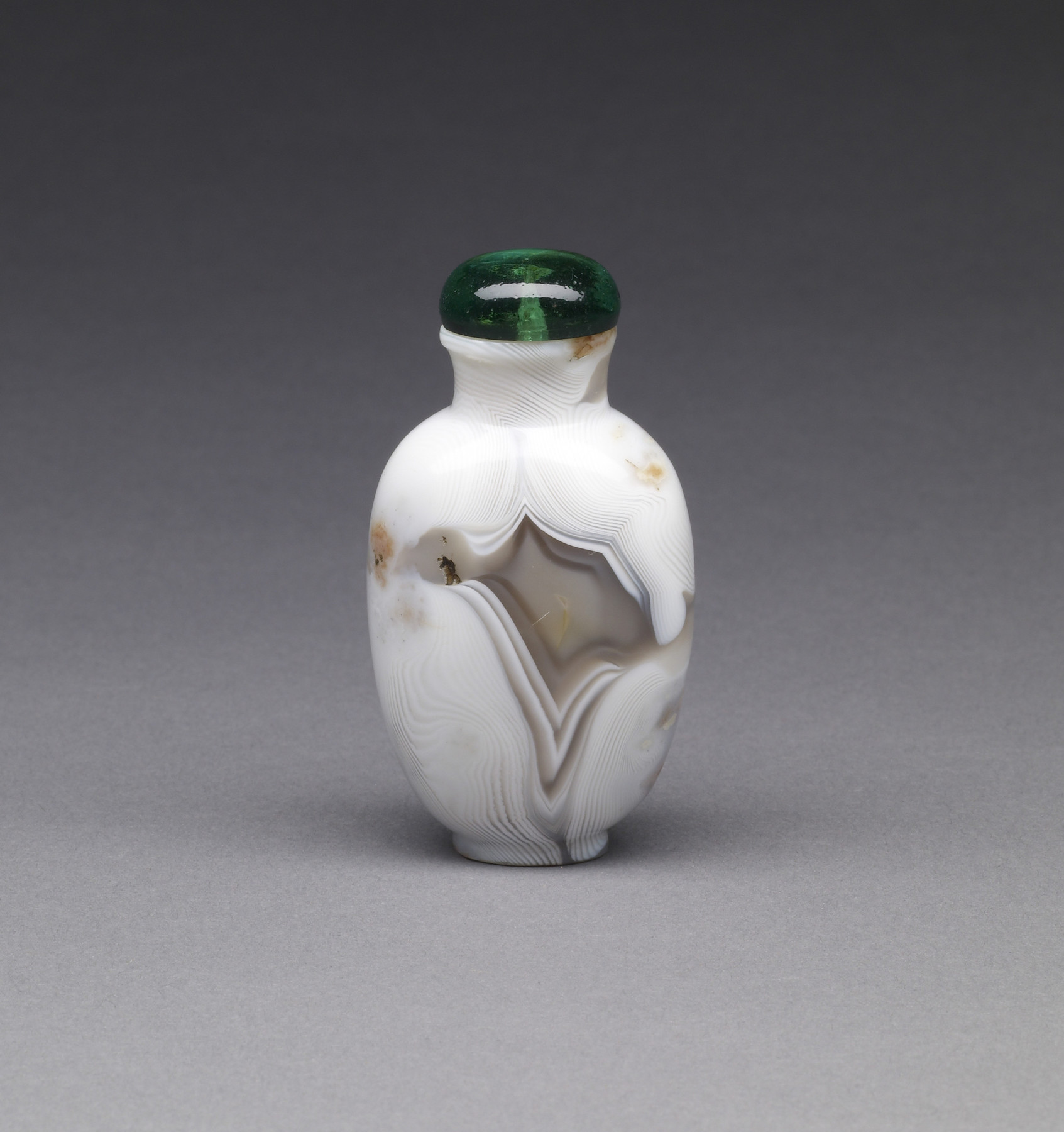 Image for "Fortification Agate" Snuff Bottle