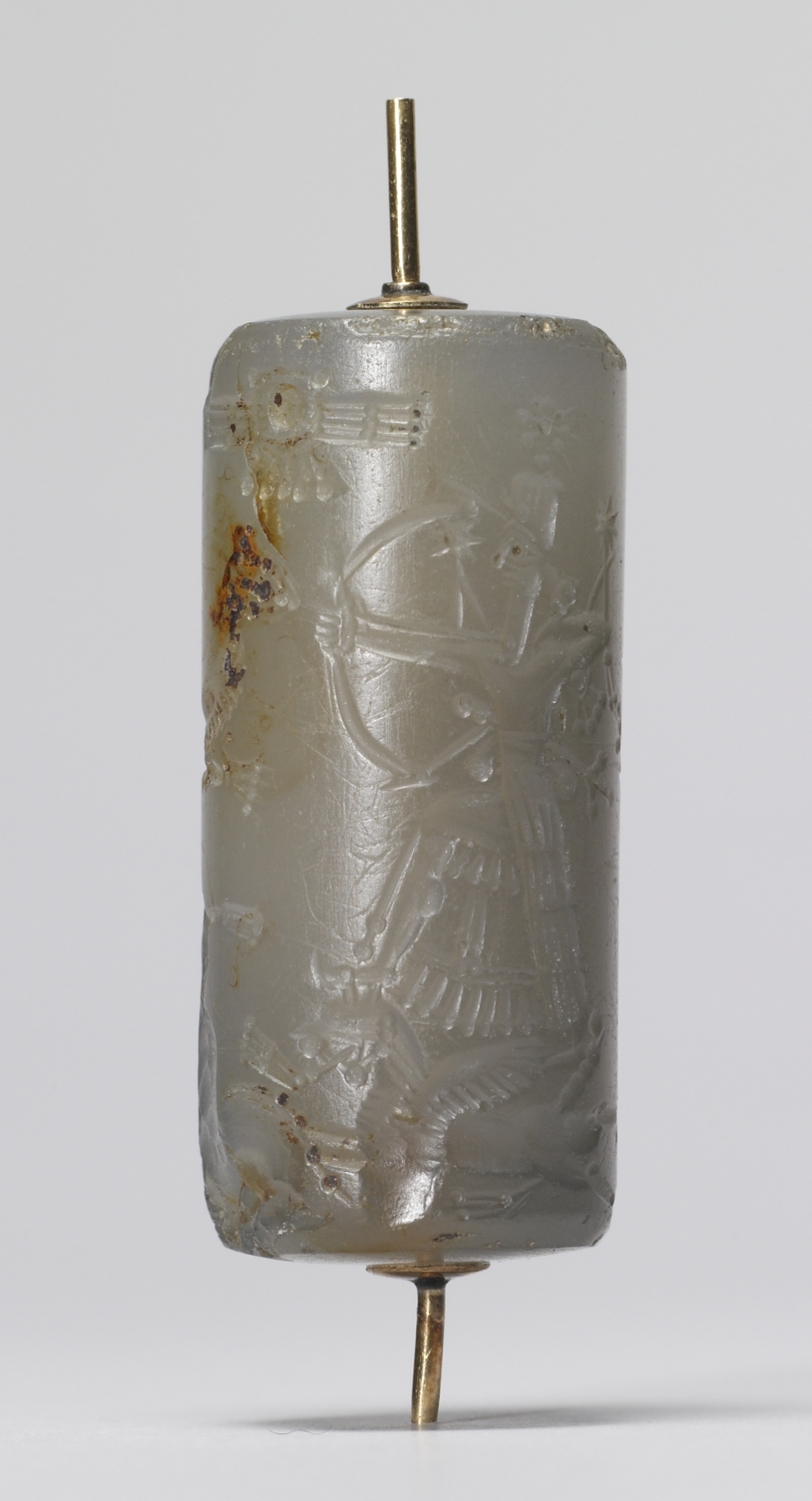 Image for Cylinder Seal with an Archer and a Winged Lion