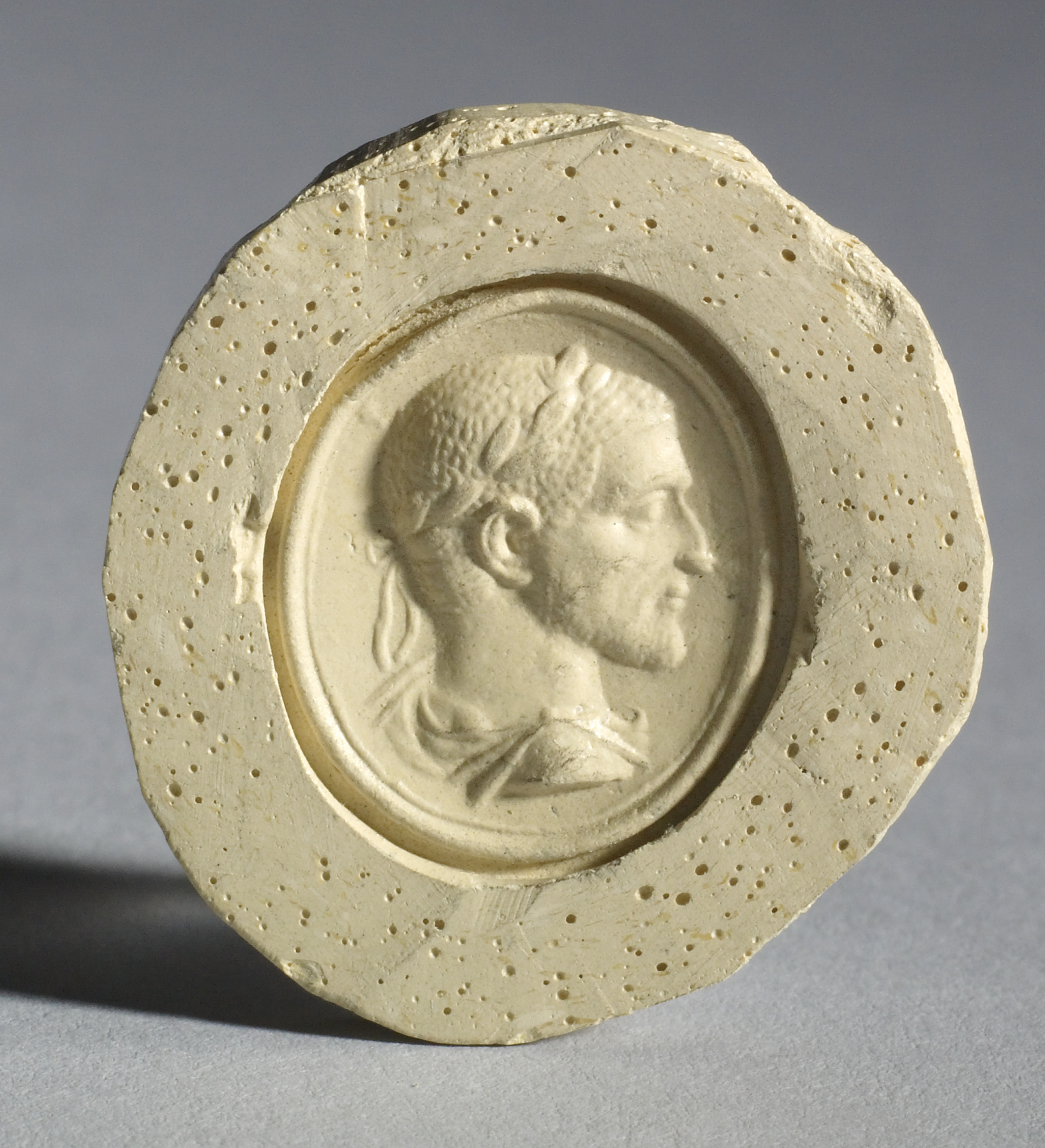 Image for Intaglio with Laureate Bust of Volusian