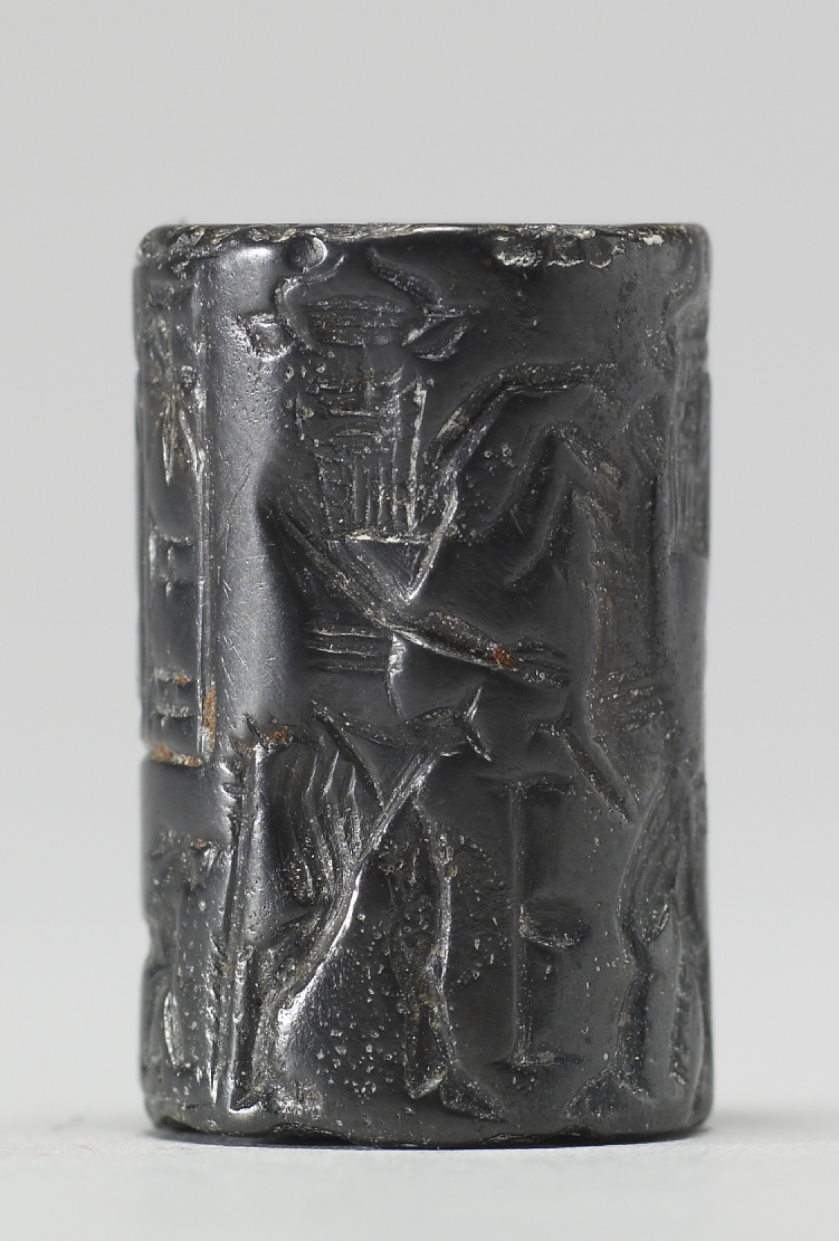Image for Cylinder Seal with Enkidu Vanquishing the Bull of Heaven