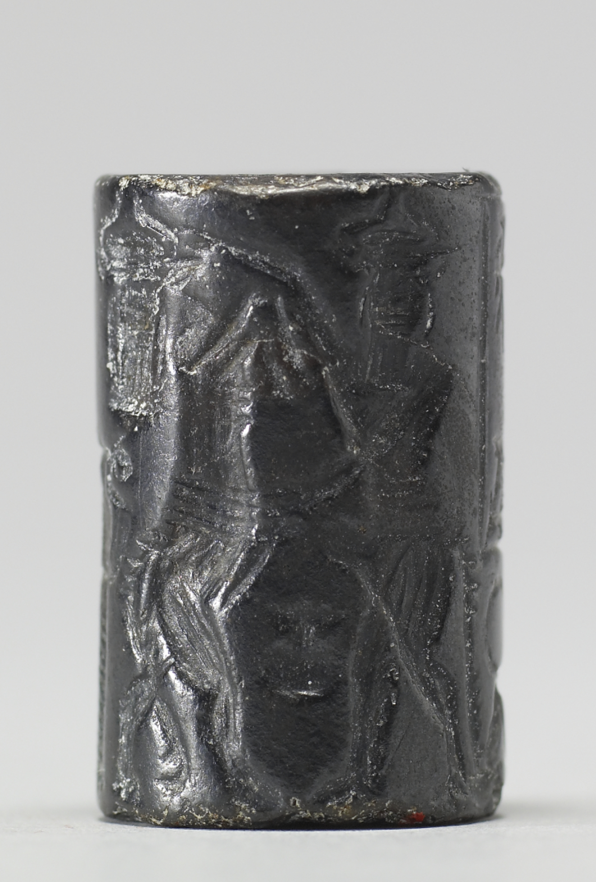 Image for Cylinder Seal with Enkidu Vanquishing the Bull of Heaven