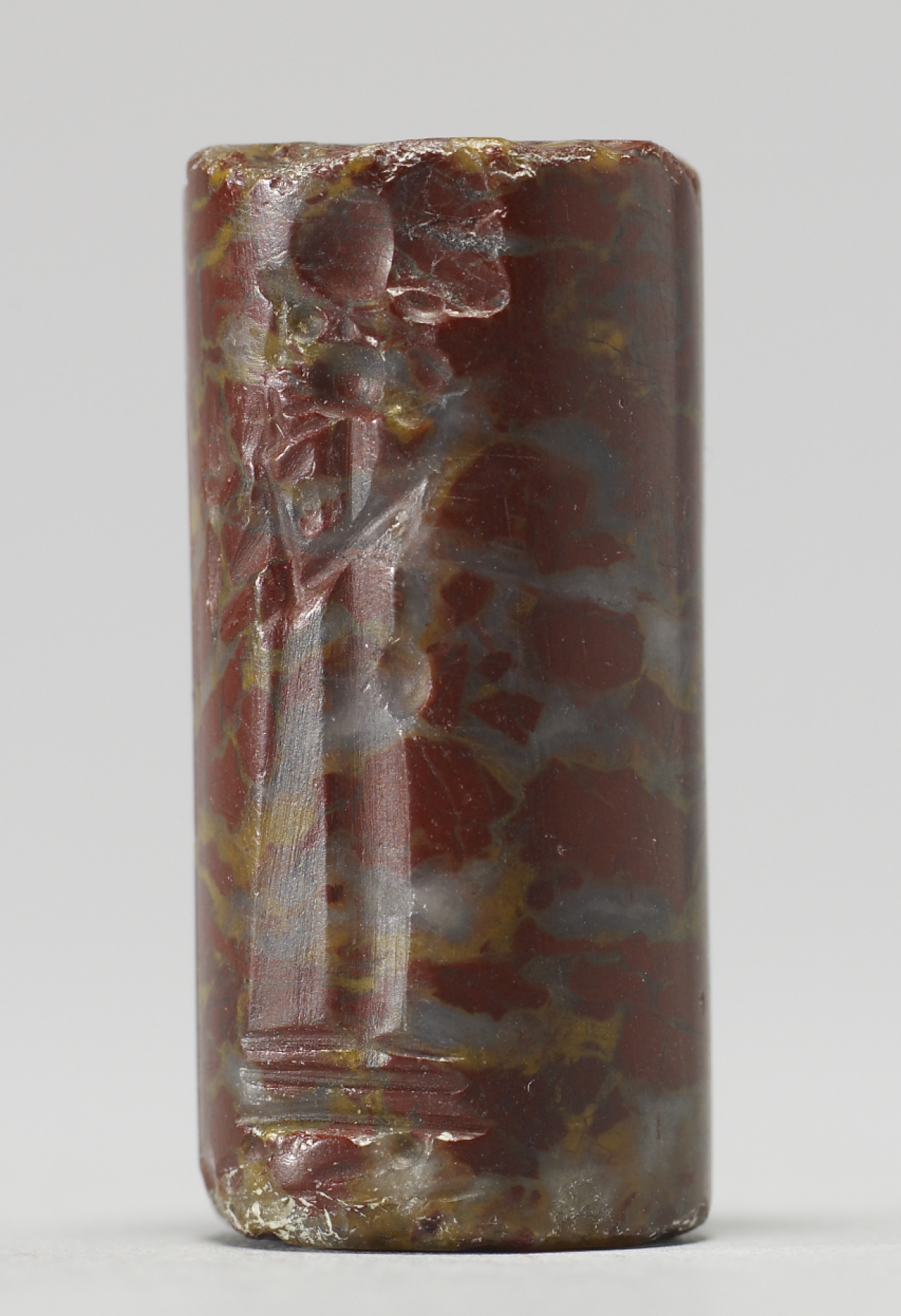 Image for Cylinder Seal with a Worshipper and an Inscription