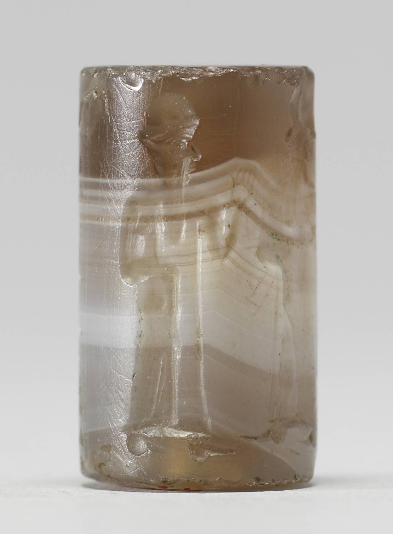 Image for Cylinder Seal with Deities and an Inscription