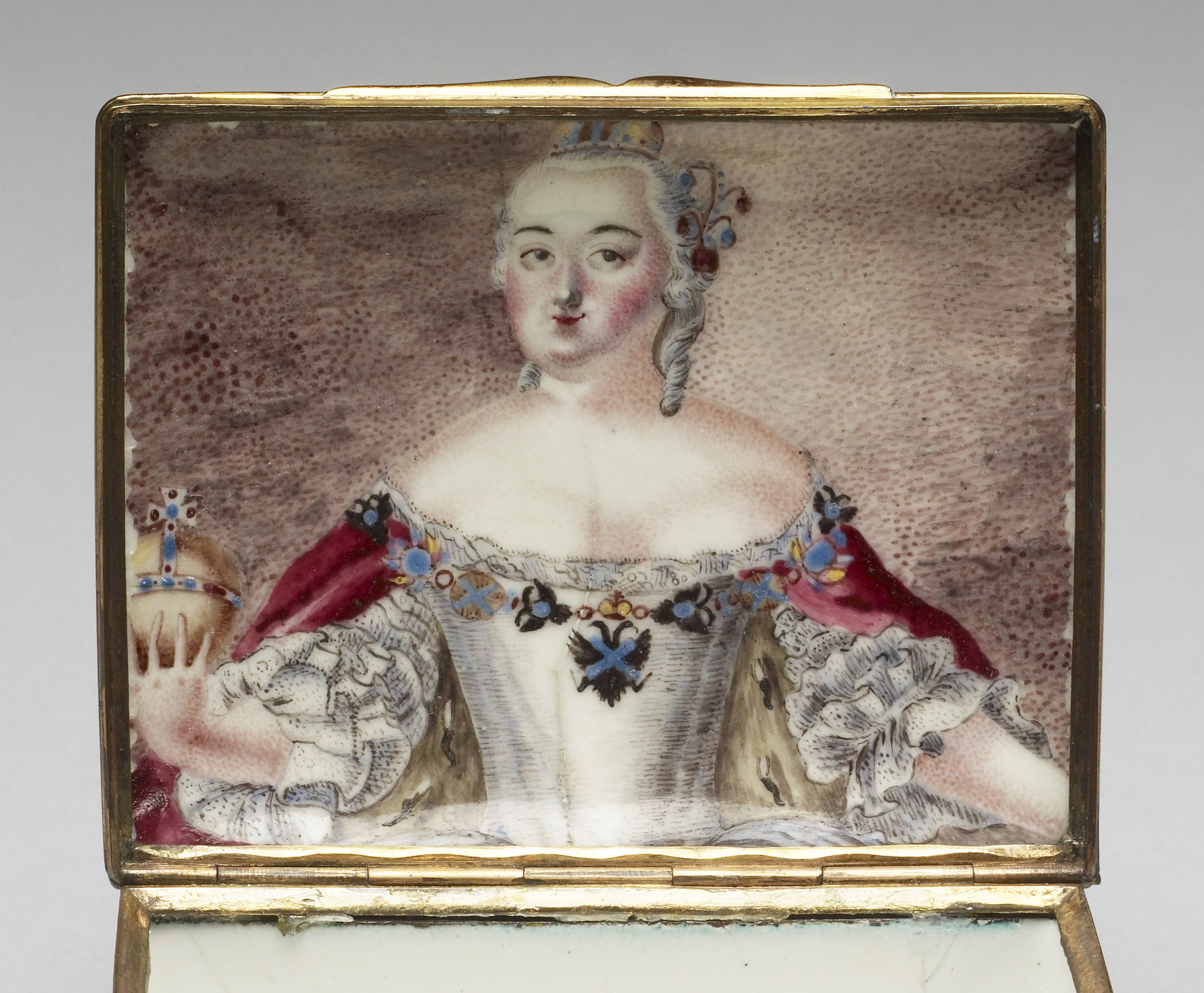 Image for Snuffbox with Battle Scenes and Portrait of the Empress Elizabeth