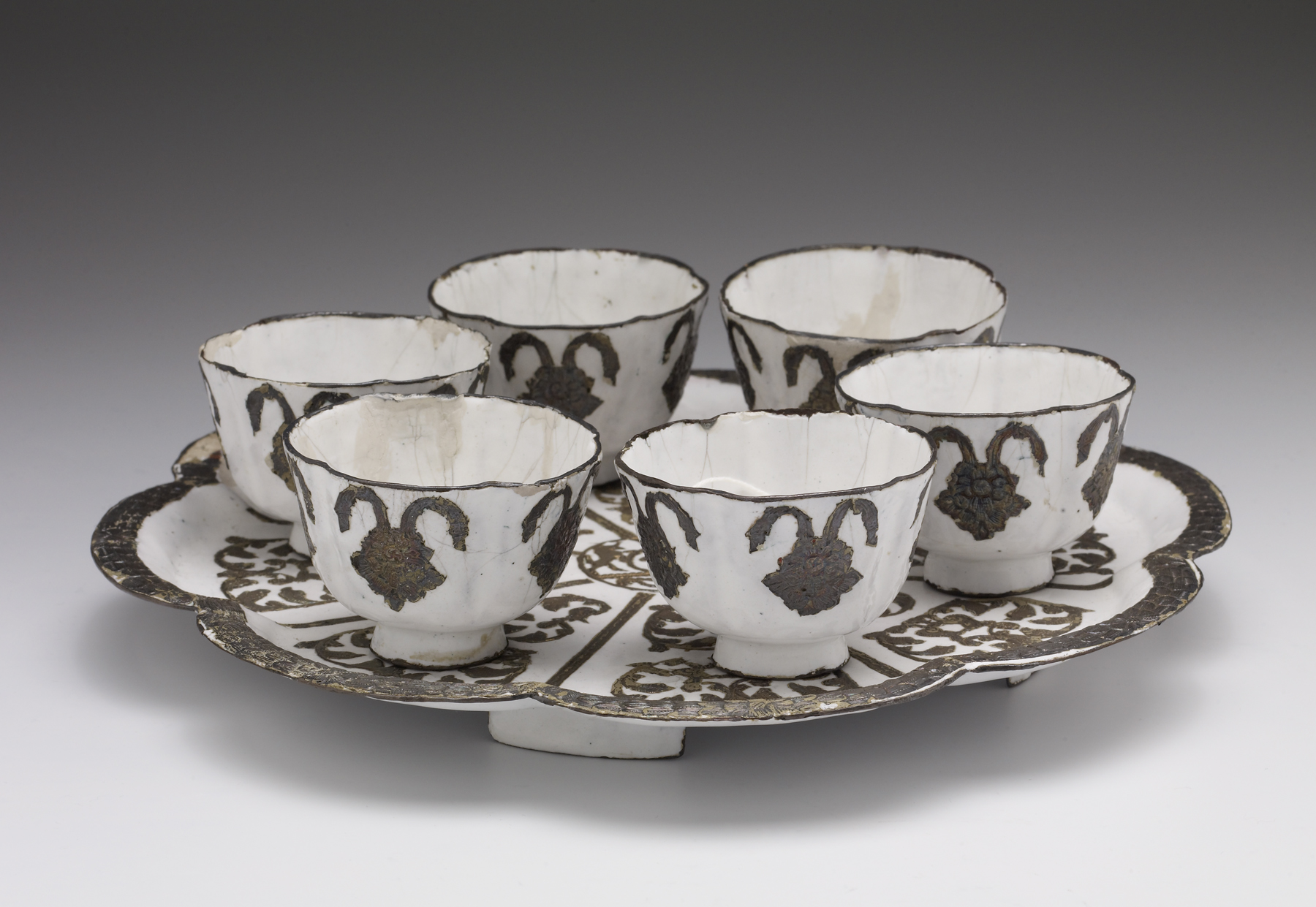 Image for Tray with Six Small Cups