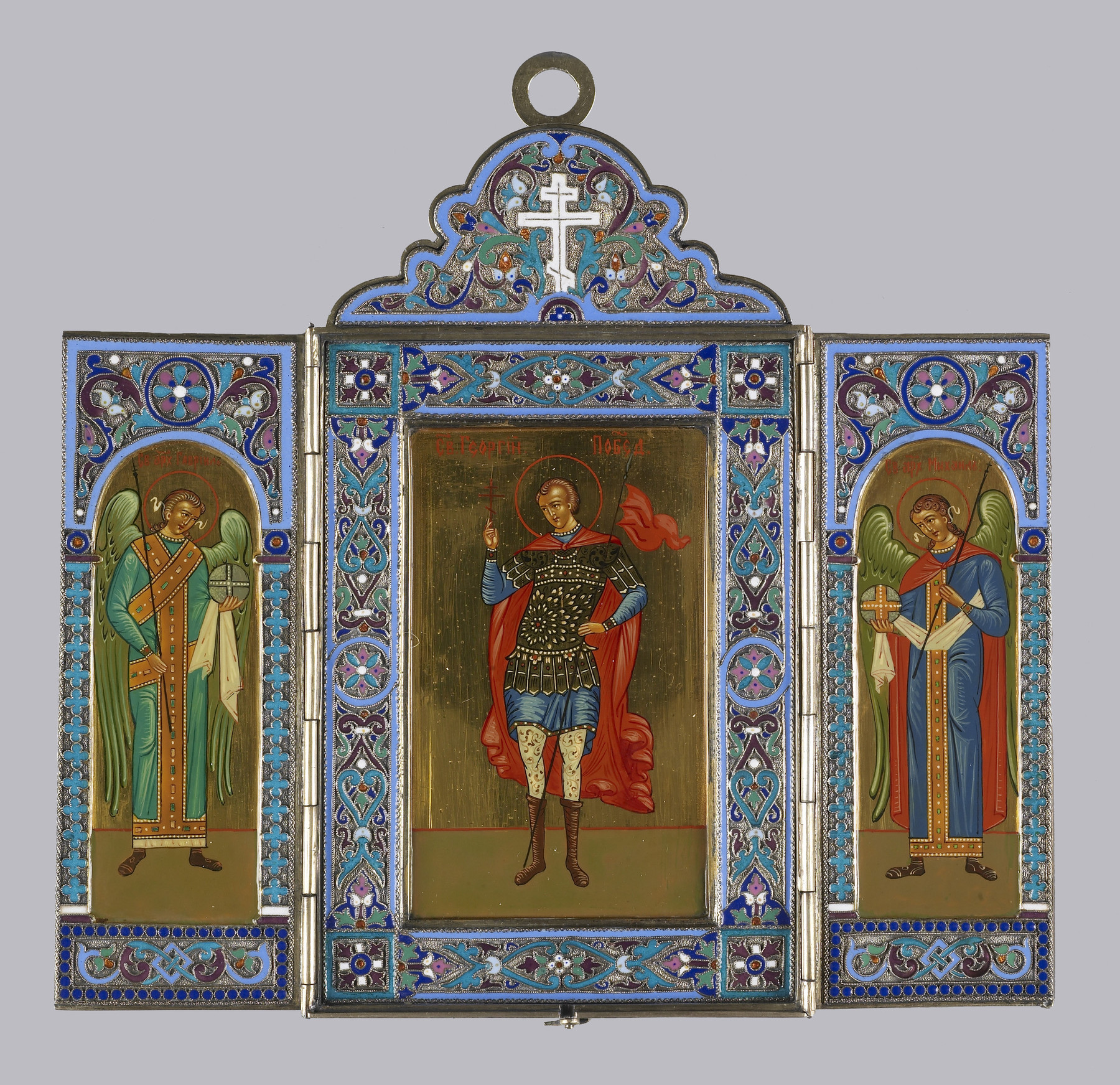Image for Triptych with Saint and Angels
