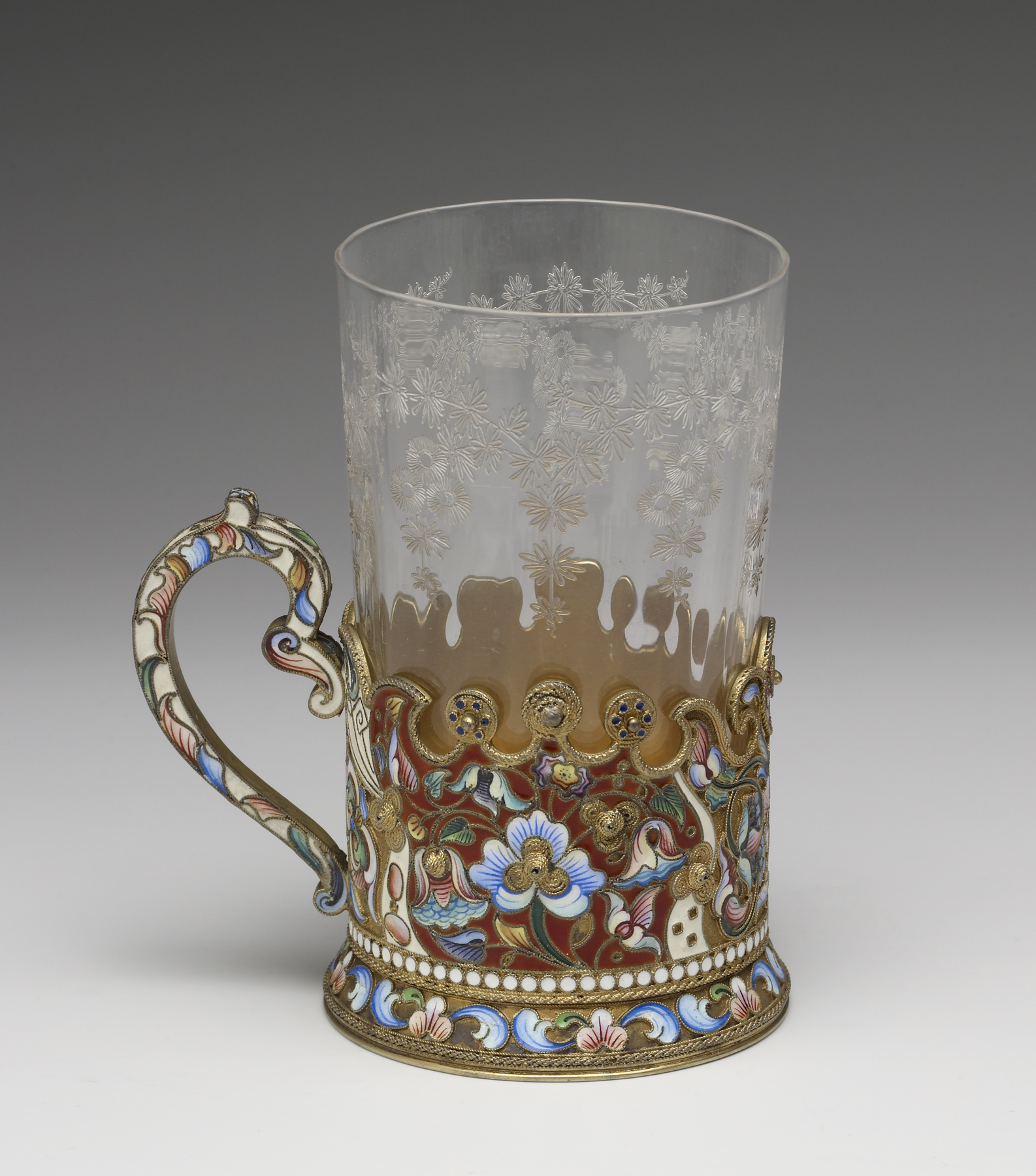 Image for Tea Glass Holder and Glass