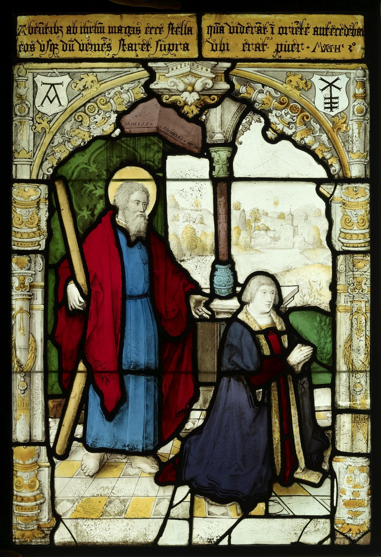 Image for Saint Andrew and a donor