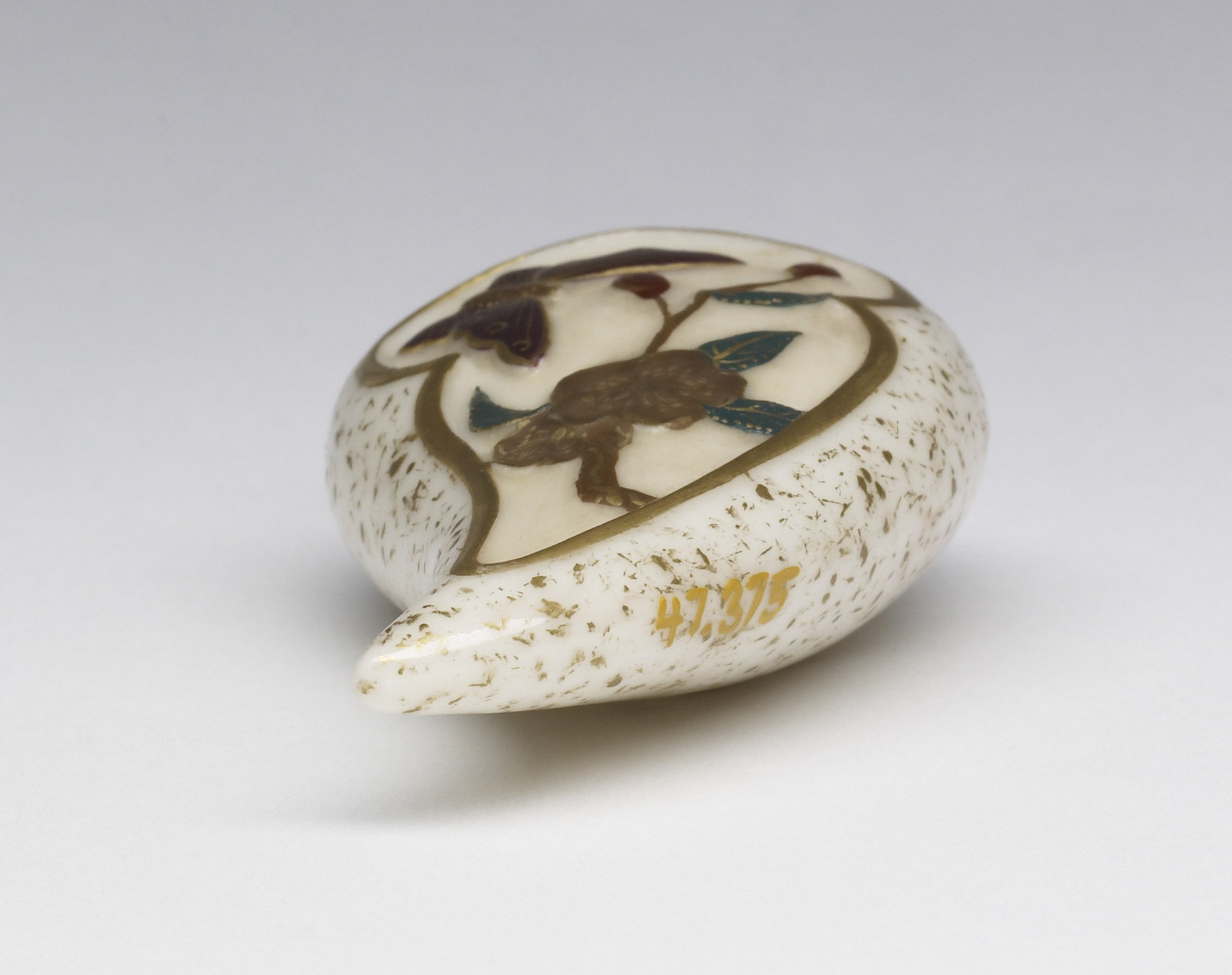 Image for Snuff Bottle with Butterfly and Plum Blossom