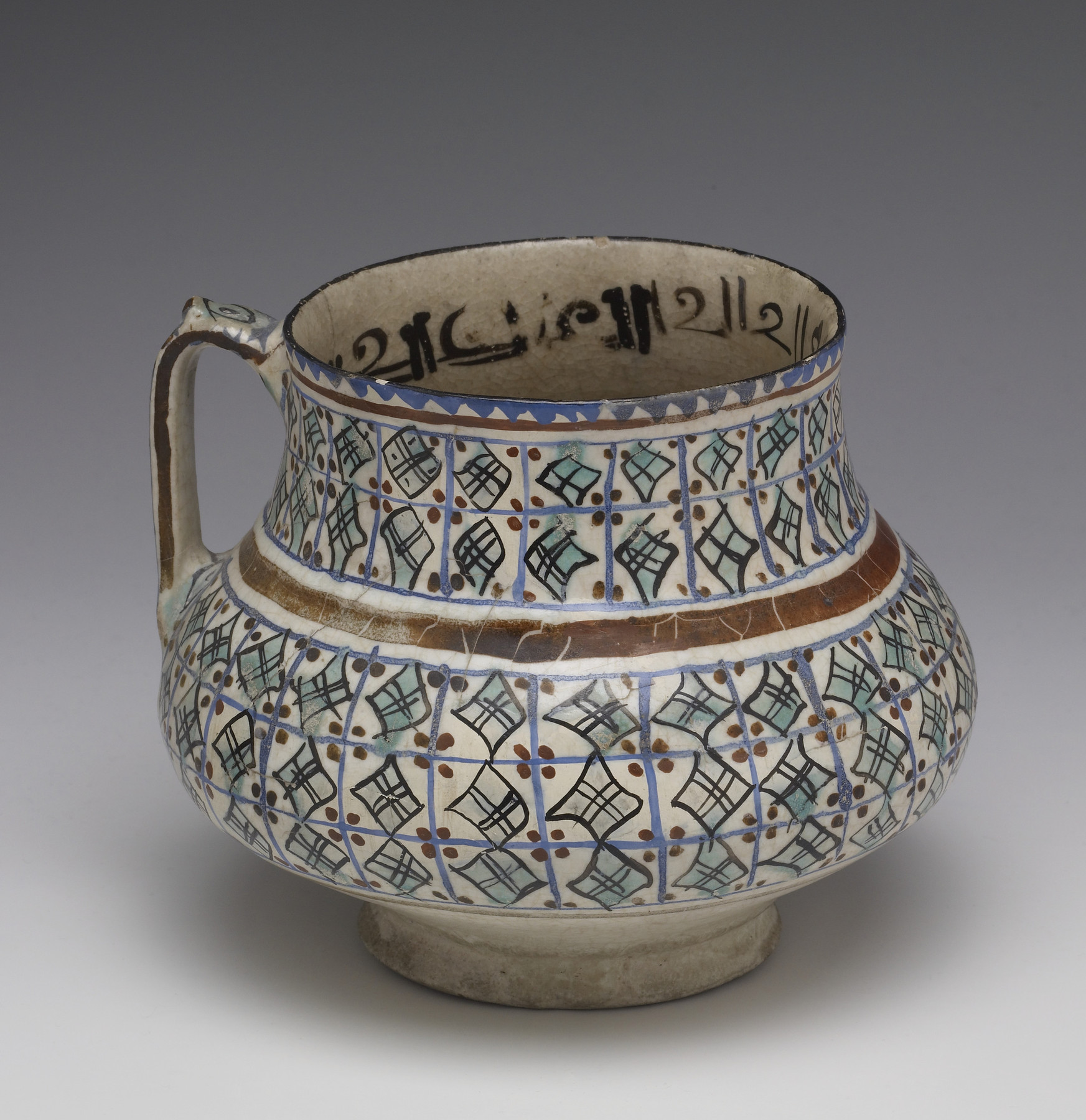 Image for Jug with Checkerboard Pattern