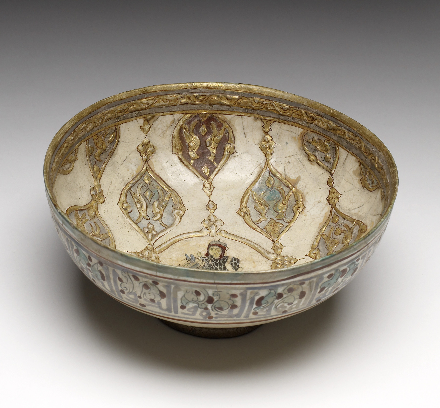 Image for Bowl with Horseman and Birds