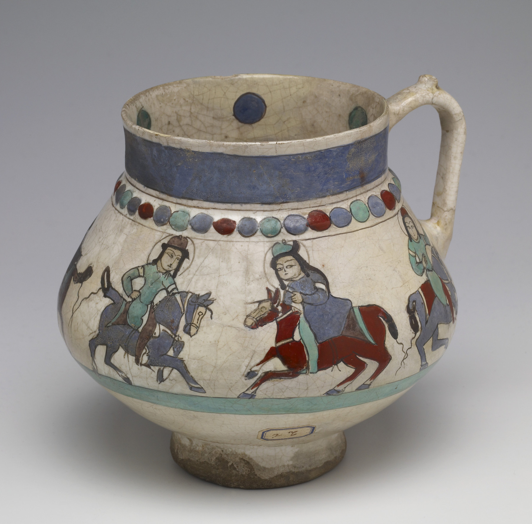 Image for Jug with Six Horsemen