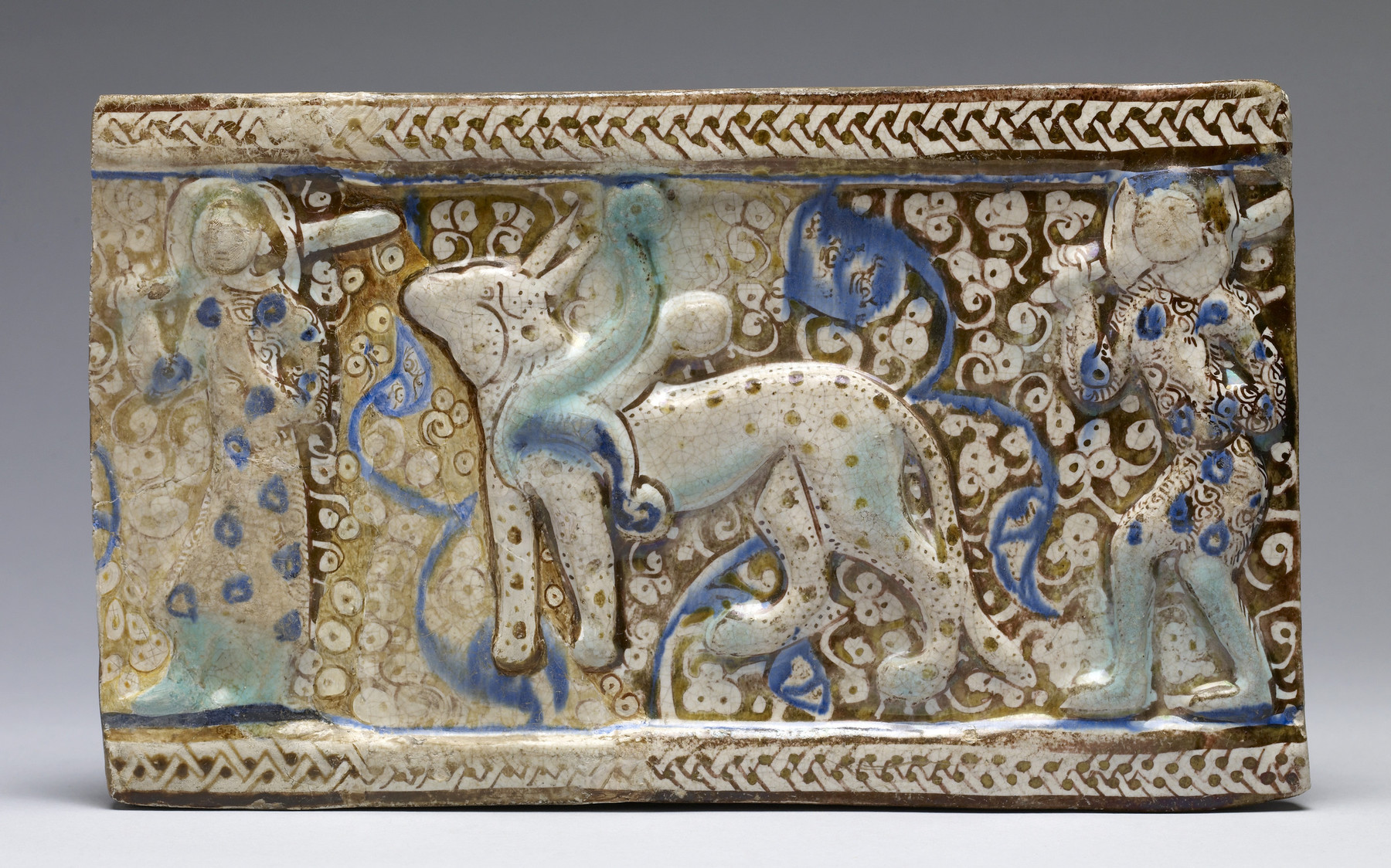 Image for Fritware Tile From a Frieze