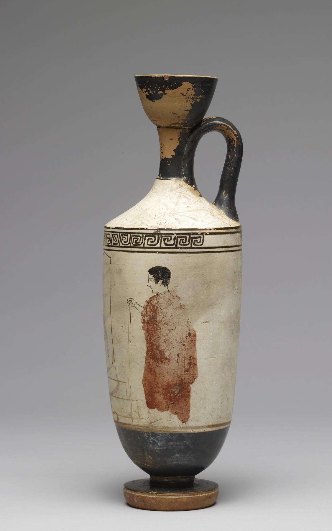 Image for Lekythos with a Visit to a Grave