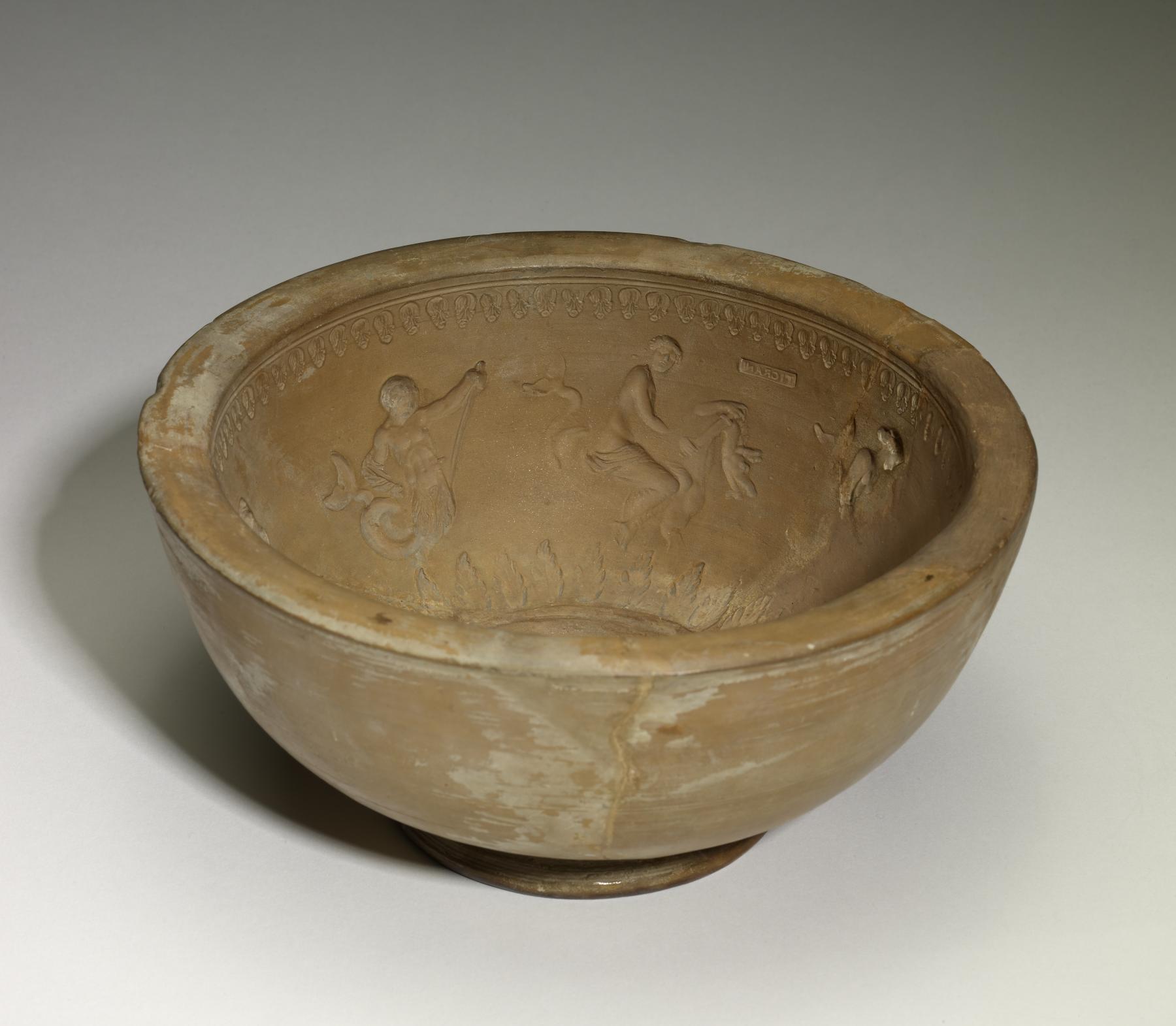 Image for Mold for a Bowl with Triton, Nereids, and Dolphins