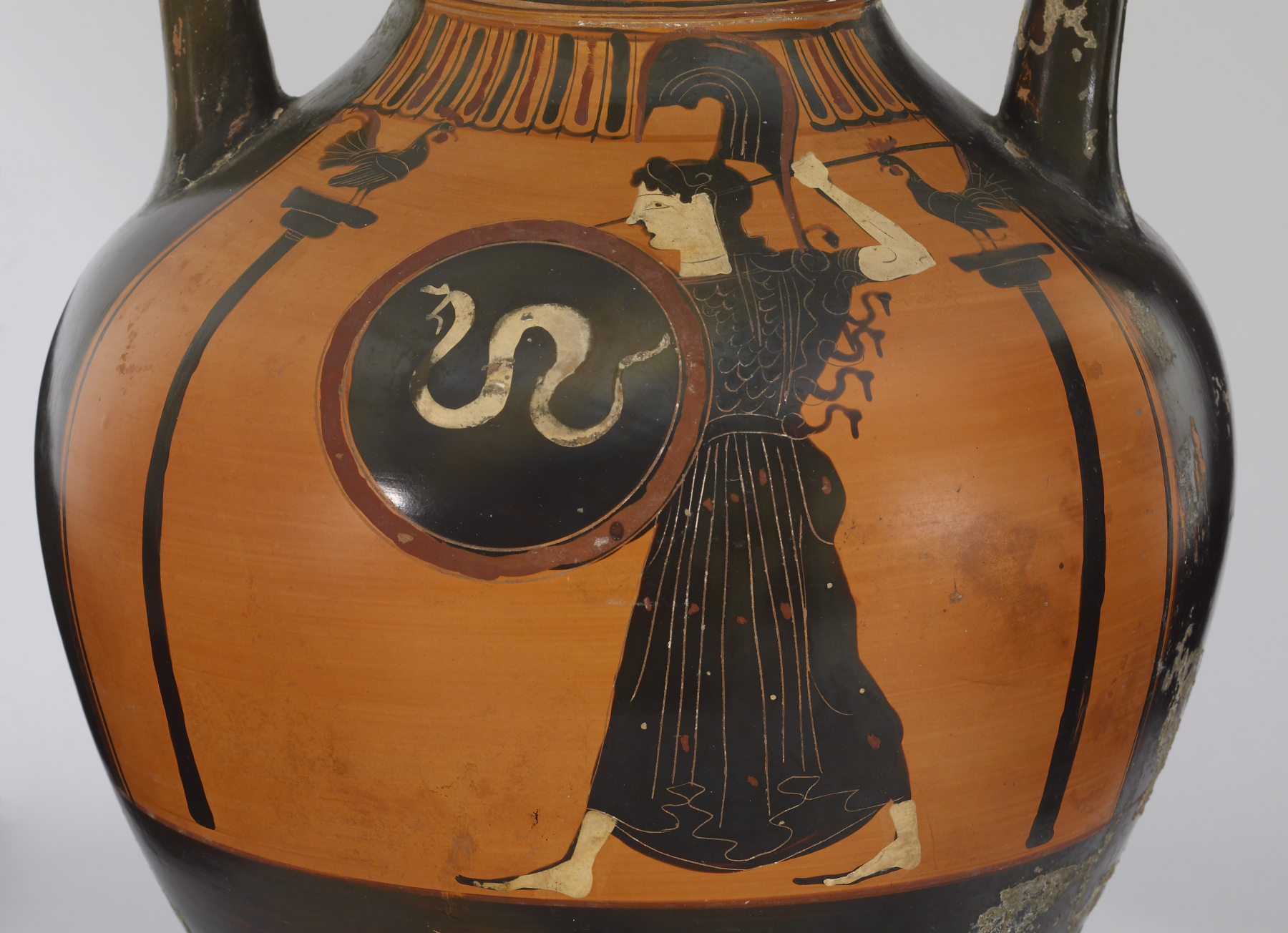 Image for Pseudo-Panathenaic Amphora with Horse Race