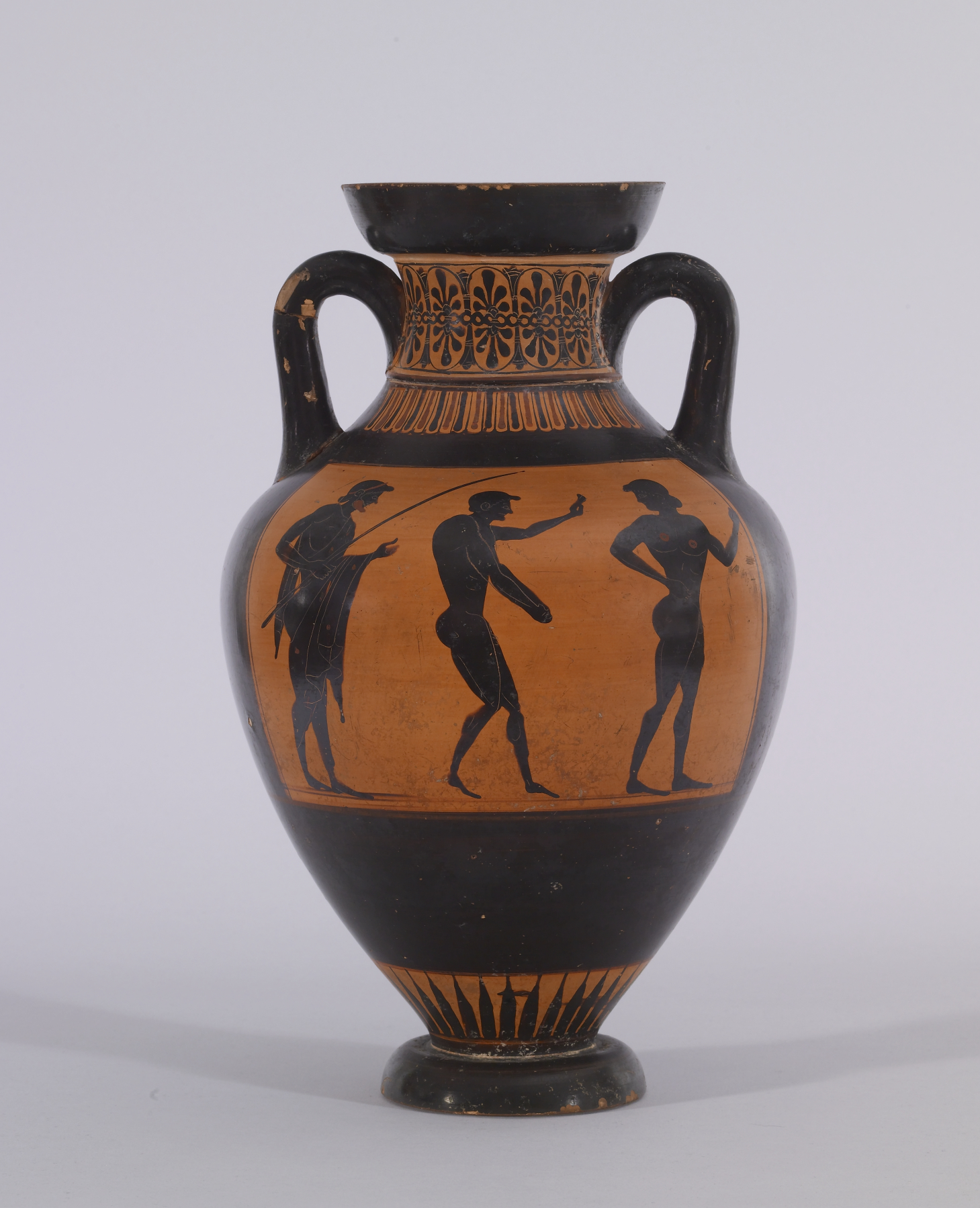Image for Pseudo-Panathenaic Amphora with Discus Thrower